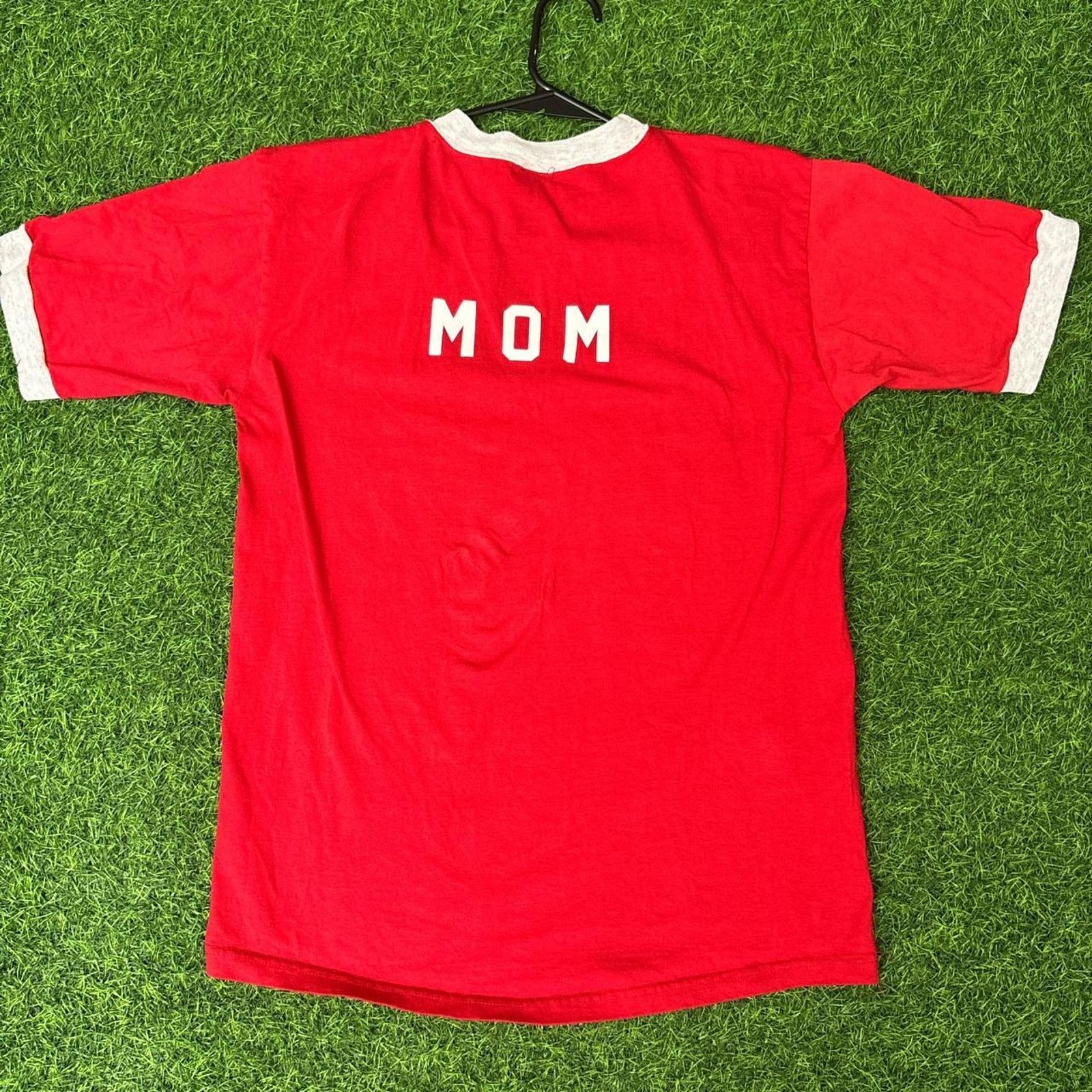 Other Women's Red Vintage 1997 Texas Rangers Graphic ‘Mom’ Tee Size L / US 10 / IT 46 - 2 Thumbnail