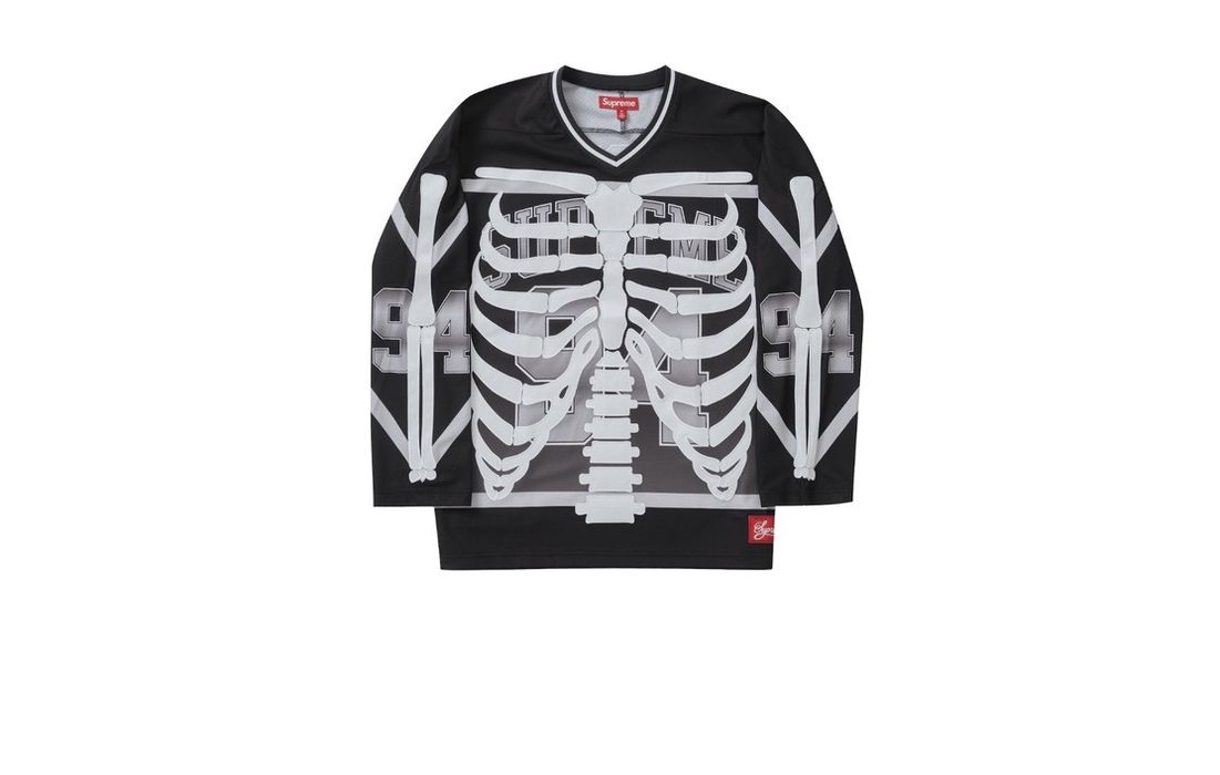 Supreme Bones Hockey Jersey Black – Sole Priorities