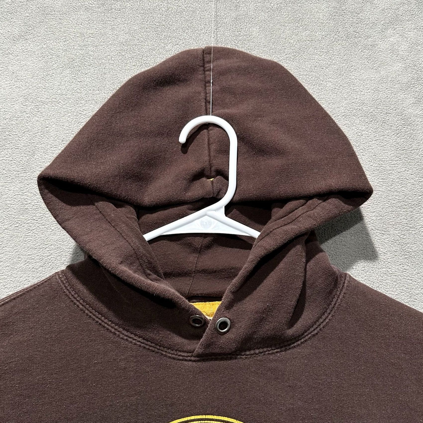 American Eagle Outfitters American Eagle Sweatshirt Mens Large Brown Cotton Fleece Y2K Pullover Hoodie EUC - Long Sleeve Size US L / EU 52-54 / 3 - 6 Thumbnail