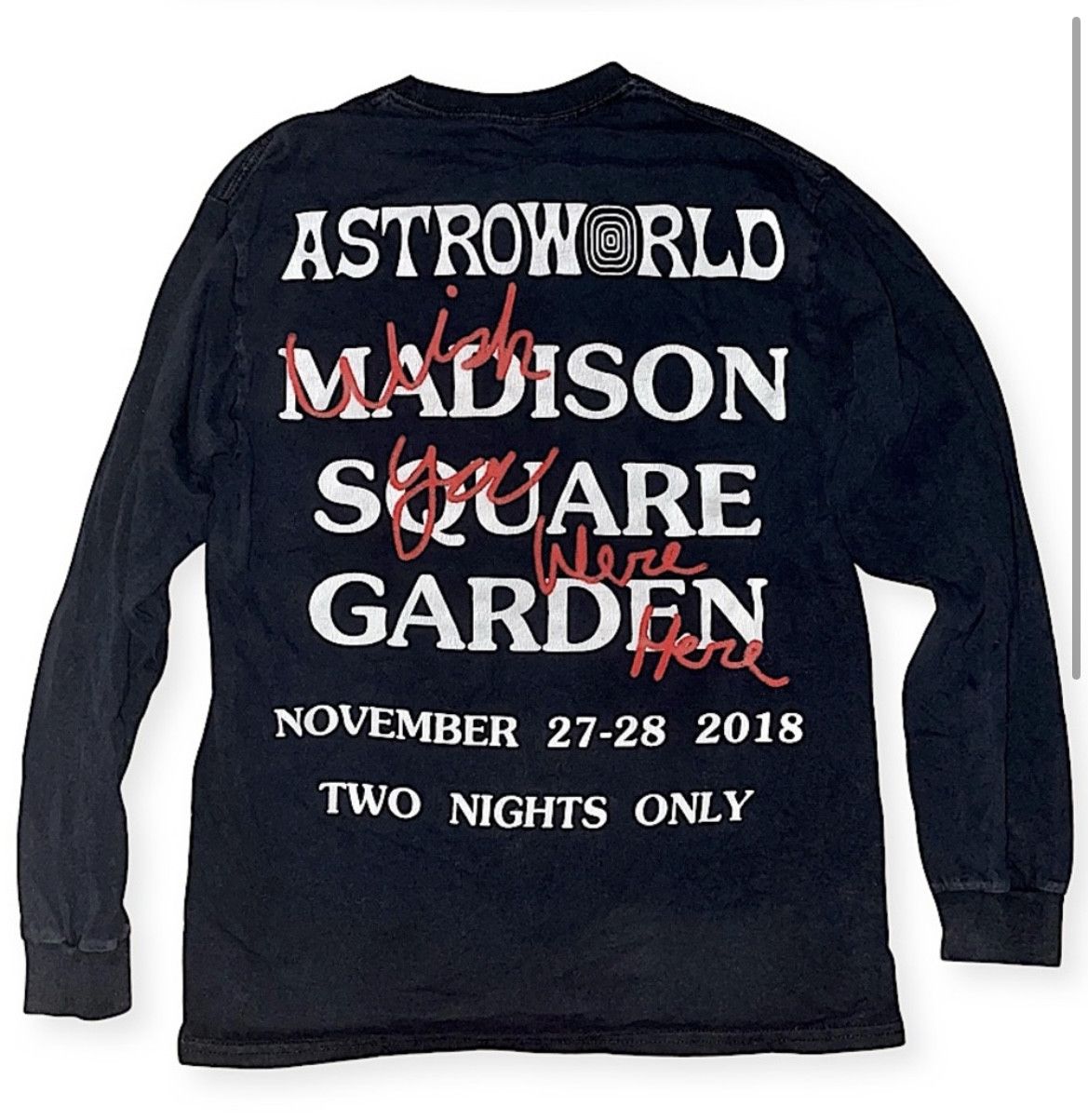 Travis Scott Travis Scott Astroworld MSG I love NY shirt