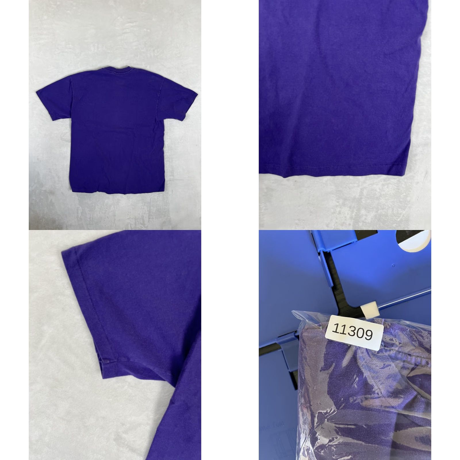 Hanes VINTAGE Hanes Beefy-T T-Shirt Mens Large Purple Pacific Volleyball Graphic 90s USA Shirt Sports Mens Regular Fit Short Sleeve Crew Neck Cotton Size US L / EU 52-54 / 3 - 8 Thumbnail