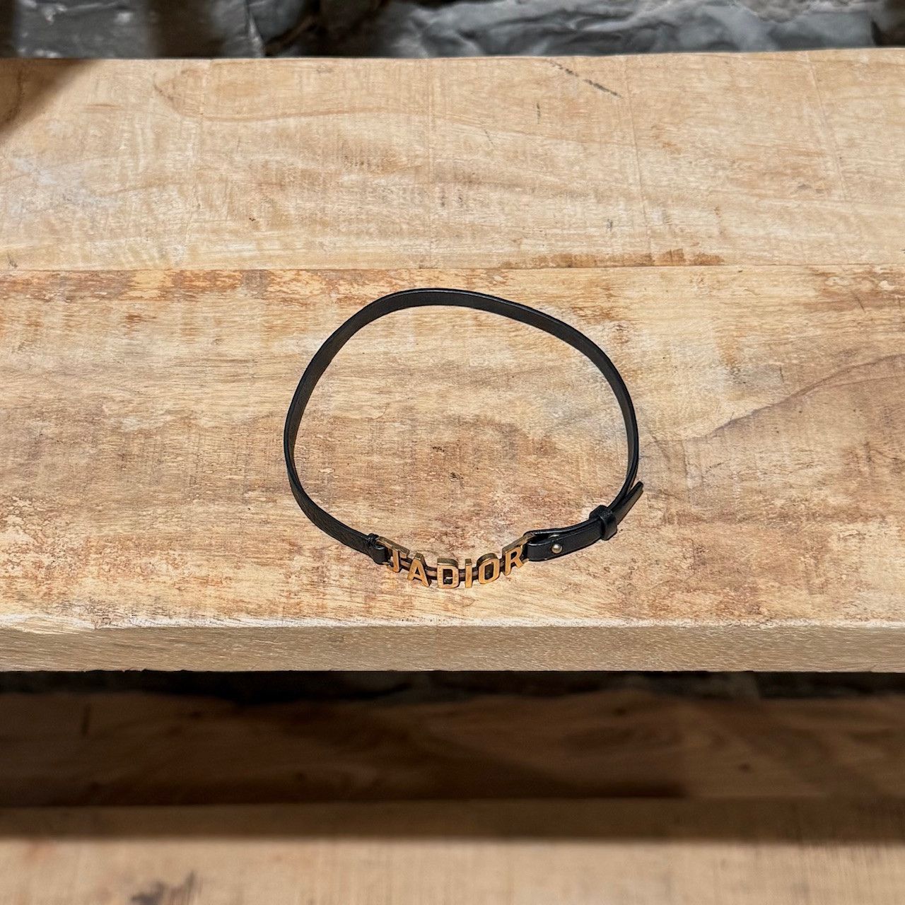 Dior Dior J'adior Black Leather Double Wrap Bracelet Size ONE SIZE - 9 Thumbnail