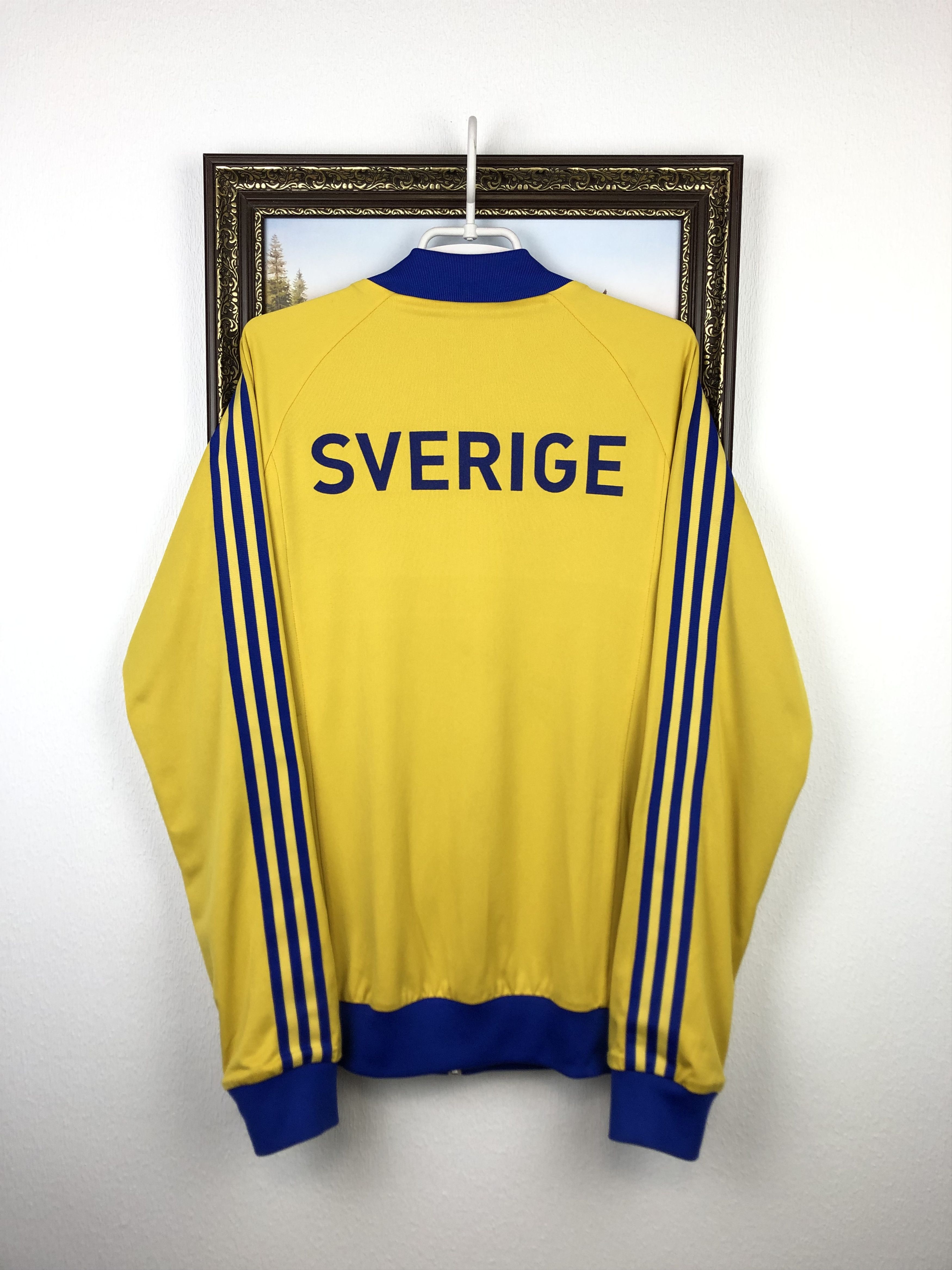 Adidas Adidas Sweden Jacket World Cup Soccer Track Top Reversible Size US L / EU 52-54 / 3 - 11 Thumbnail