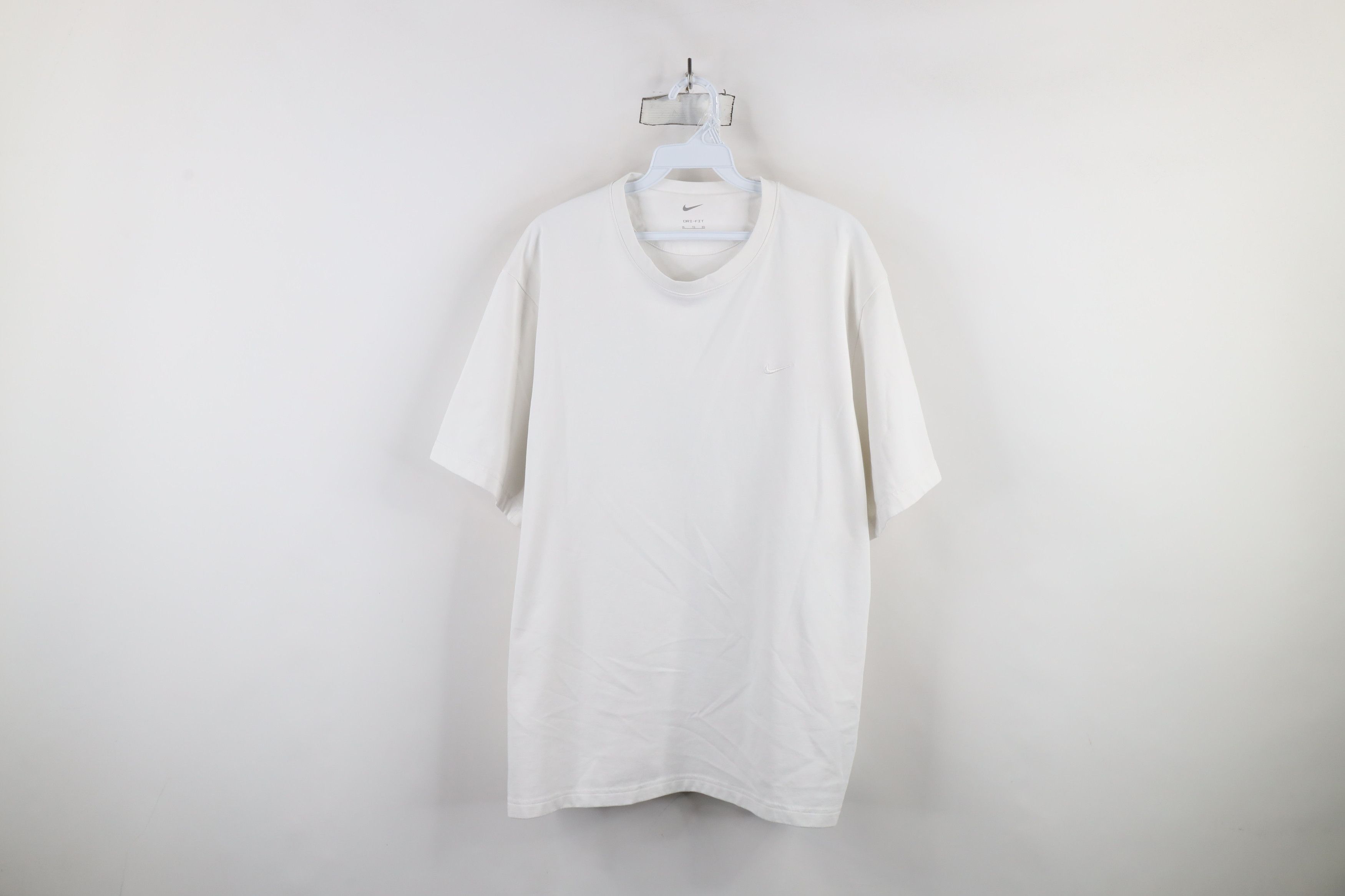 Nike × Vintage Vintage Y2K Nike Scott Mini Swoosh Essential T-Shirt White Size US XL / EU 56 / 4 - 1 Thumbnail