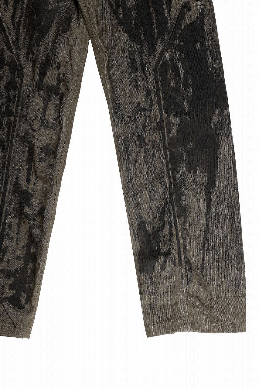 Japanese Brand OPPOSE DUALITY 10 POCKET PANEL DENIM TROUSERS (DIRT GREEN) Size US 32 / EU 48 - 6 Thumbnail
