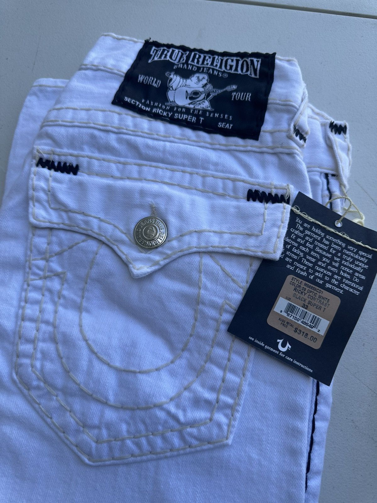 True Religion True Religion Ricky Super T jeans Size US 33 - 2 Thumbnail