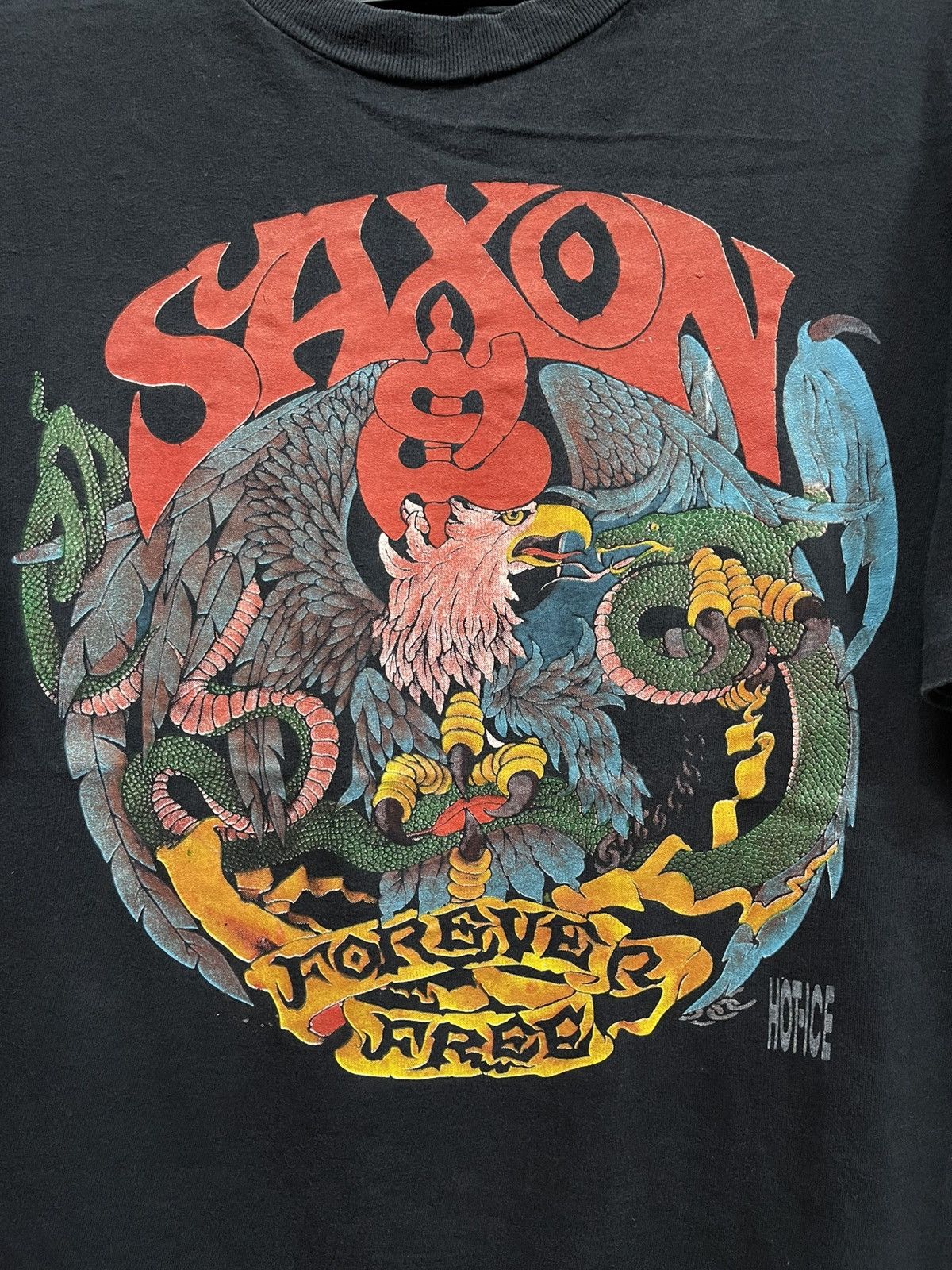 Band Tees Bootleg Saxon Forever Free🔥🔥🔥 Size US L / EU 52-54 / 3 - 2 Thumbnail