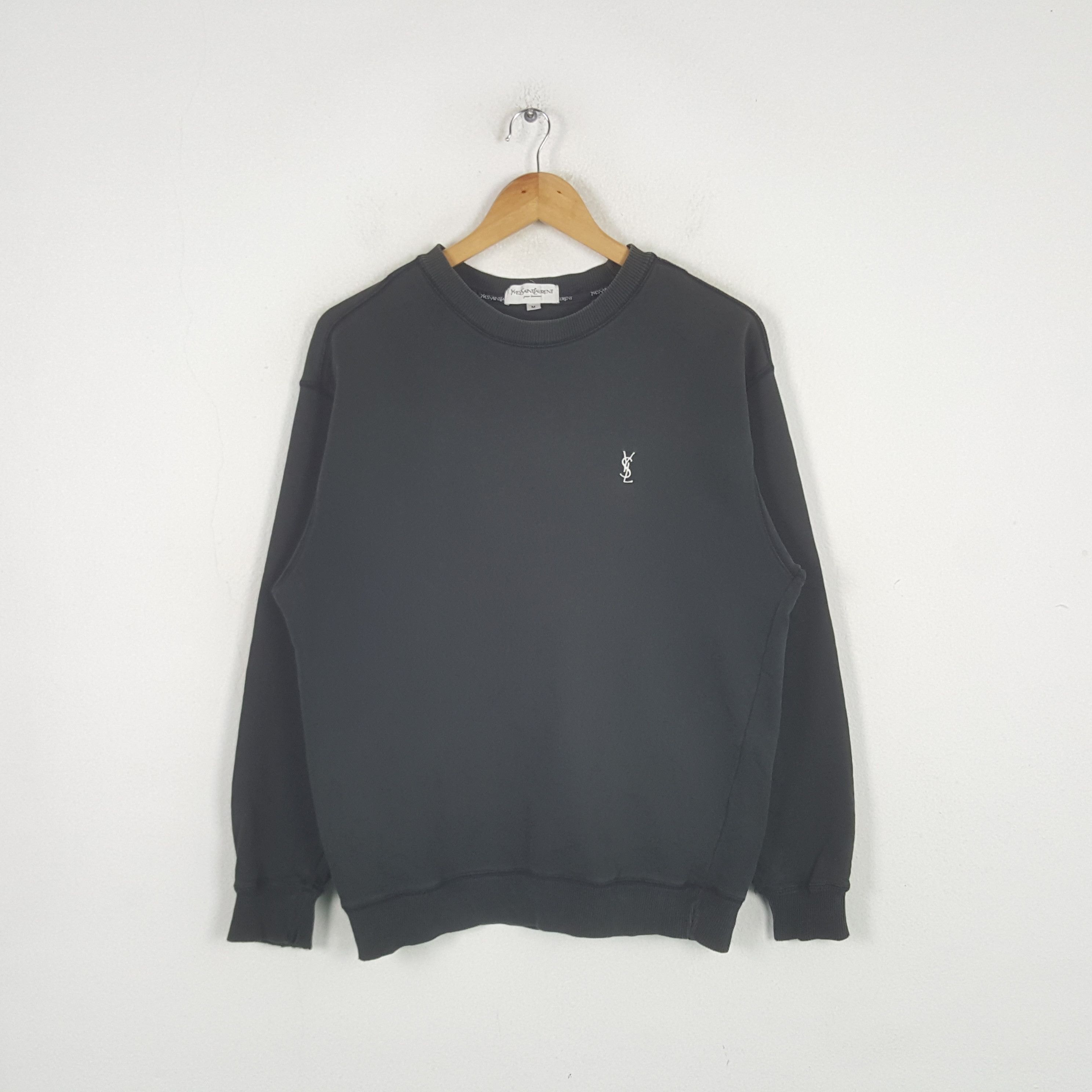 Vintage Yves Saint Laurent Italian Brand Sweatshirt C291N30