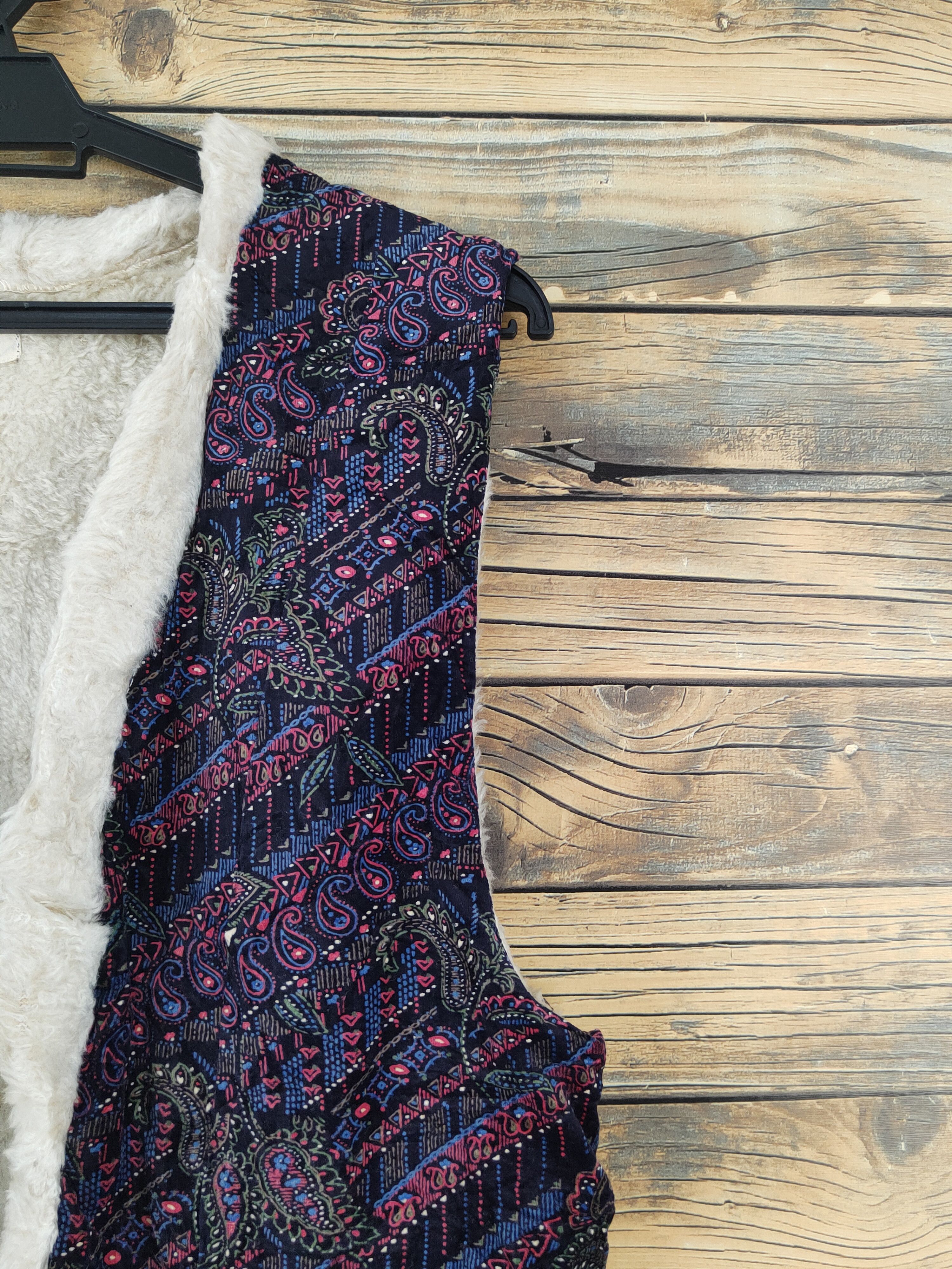 New Look × Vintage Rare & Vintage item by New Look Navy Fur Mohair Vests Size S / US 4 / IT 40 - 6 Thumbnail