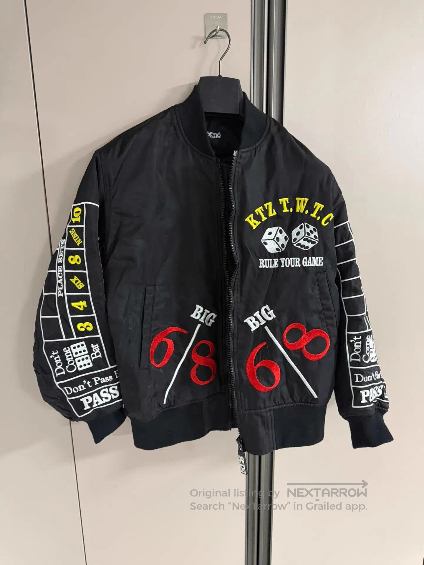 KTZ Black Graphic Bomber Jacket XS. Size US XS / EU 42 / 0 - 1 Thumbnail