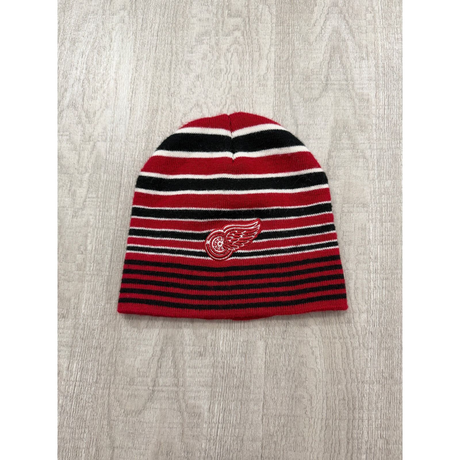 Vintage Vintage Detroit Red Wings Beanie Hat Adult Skull Cap y2k Size ONE SIZE - 1 Thumbnail