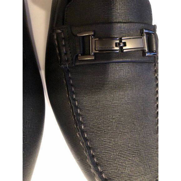 Calvin Klein Calvin klein men's new leather slip on loafers size: 11.5 Size US 11.5 / EU 44-45 - 4 Thumbnail