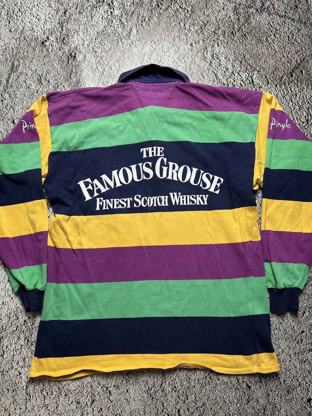 Pringle Of Scotland 1995 RARE‼️Scotland rugby pringle famous grouse jersey Size US M / EU 48-50 / 2 - 10 Thumbnail