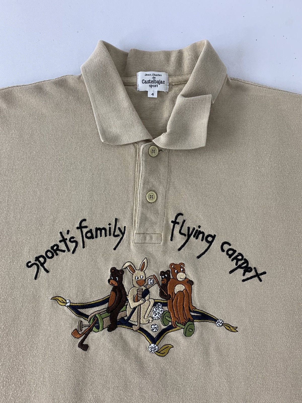 Jean Charles De Castelbajac Jean Charles de Castelbajac Sport Flying Carpet Polo Tee Size US L / EU 52-54 / 3 - 4 Thumbnail
