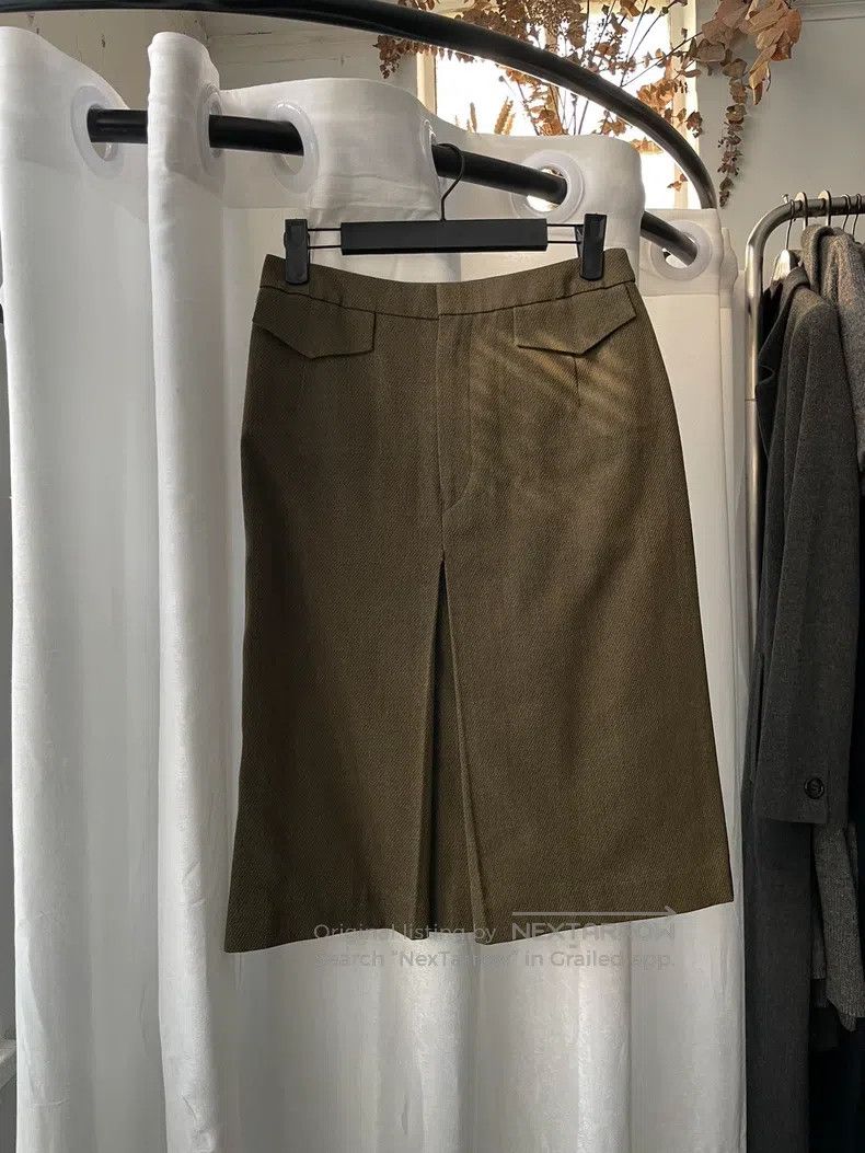 Junya Watanabe Junya Watanabe size S Vintage Wool Bodycon Skirt Size 22" - 1 Thumbnail