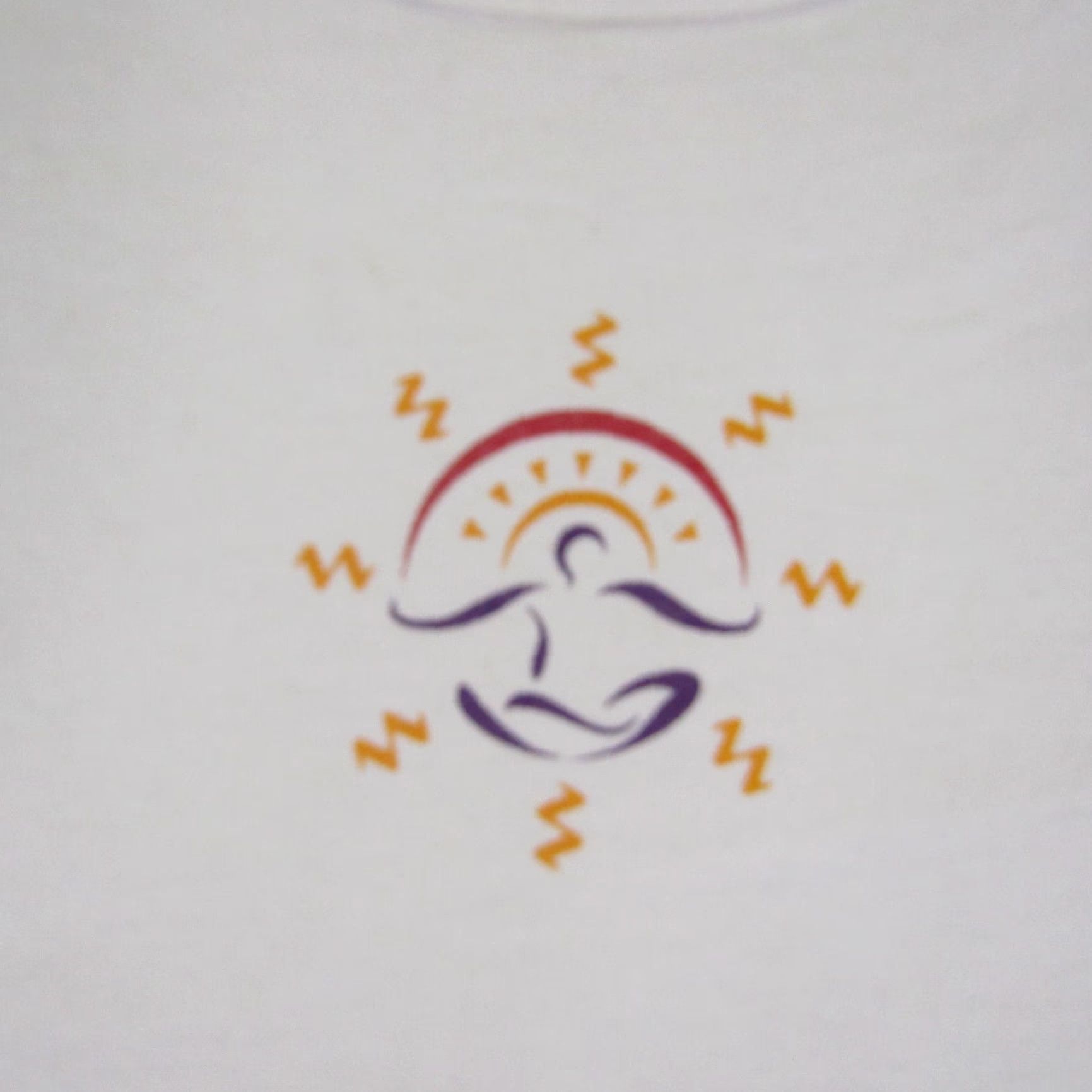 Anvil VINTAGE Now & Zen Fest Shirt Women Large 90s Cotton White Short Sleeve Crew Neck T-Shirt Anvil Logo Pattern Solid Front/Back Tags: None Size L / US 10 / IT 46 - 5 Thumbnail