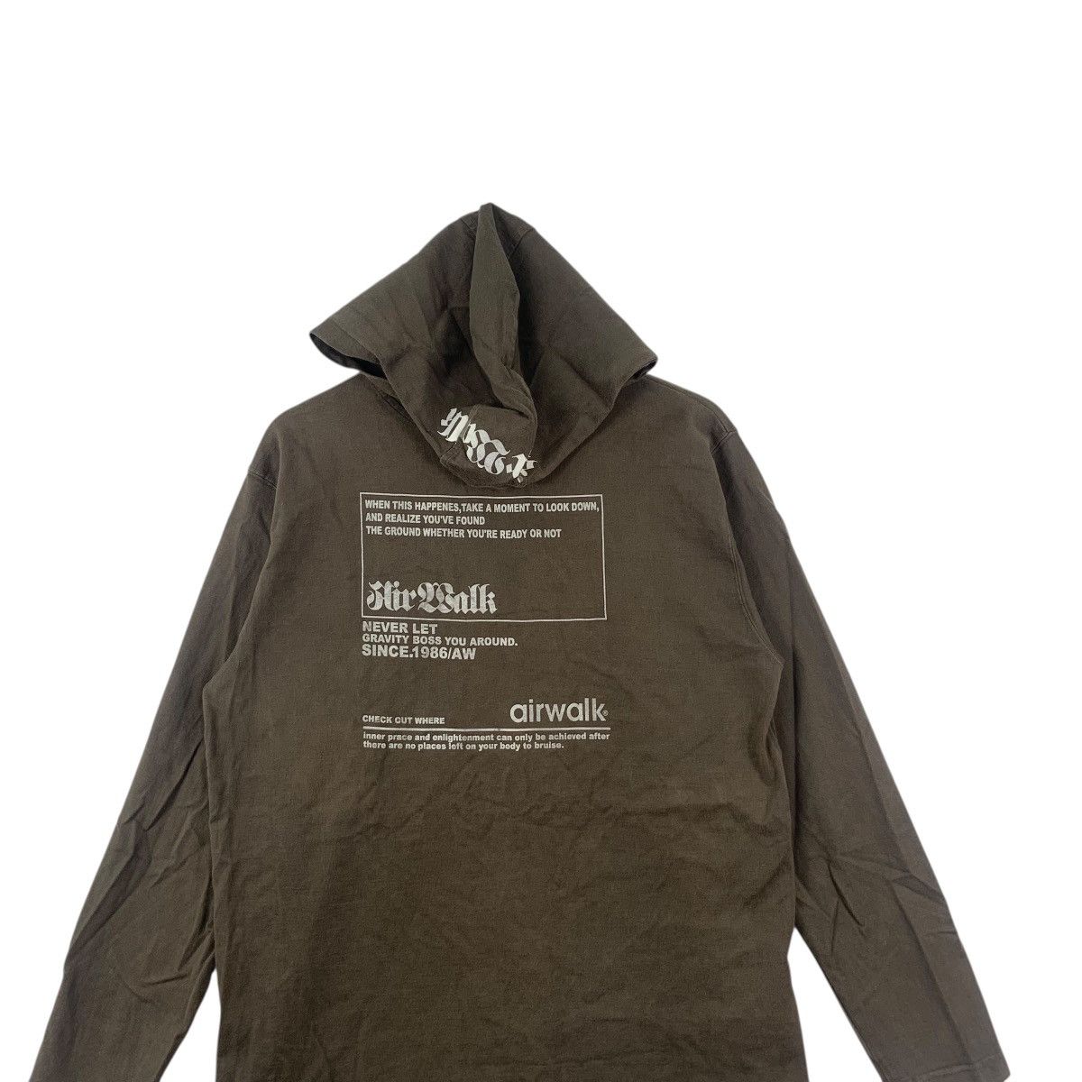 Airwalk AIRWALK SKATEBOARD Never Let Graffiti Boss You Hoodie Size US M / EU 48-50 / 2 - 2 Thumbnail