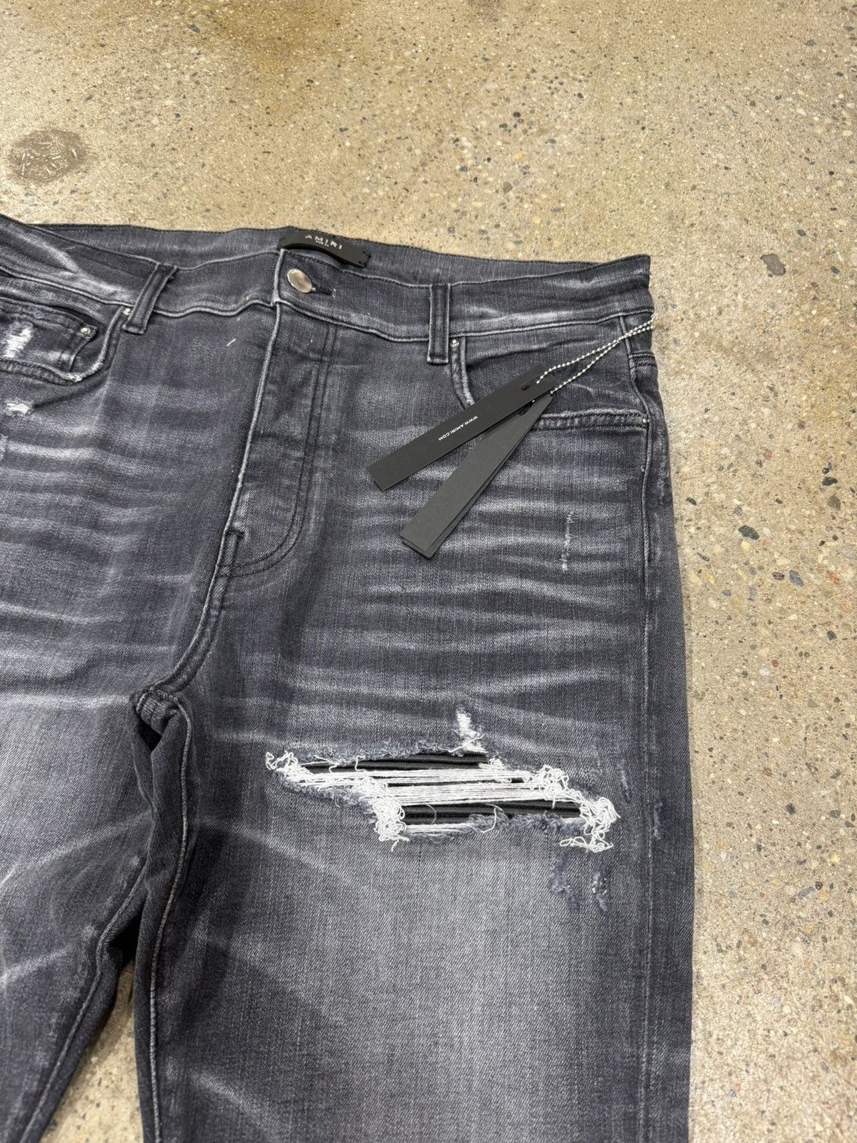Amiri MX1 Jeans Storm Grey NEW 1200$ - Denim