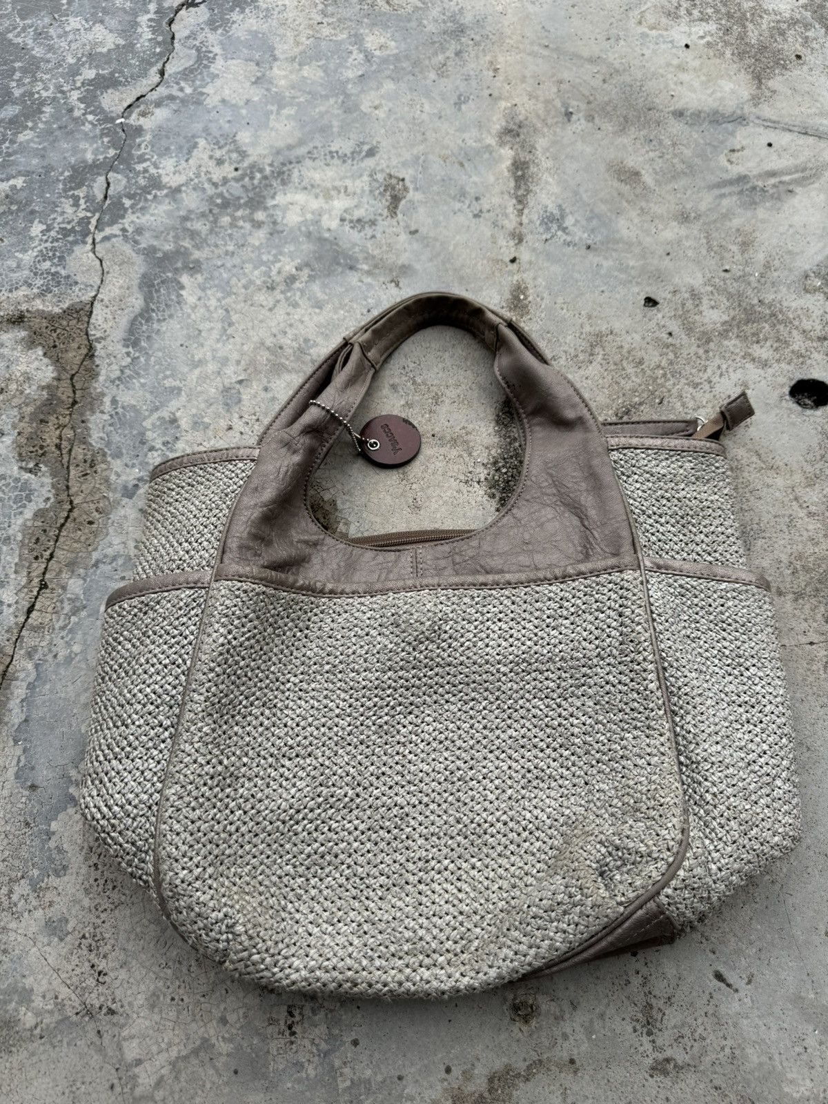Y's × Y's for Men × Yohji Yamamoto Y’saccs Woven Straw By Yohji Yamamoto handbag Size ONE SIZE - 1 Thumbnail