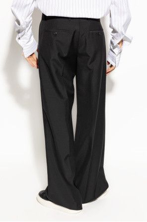 Alexander McQueen o1srvl11e0226 Low Rise Tailored Trousers In Black Size US 34 / EU 50 - 4 Thumbnail