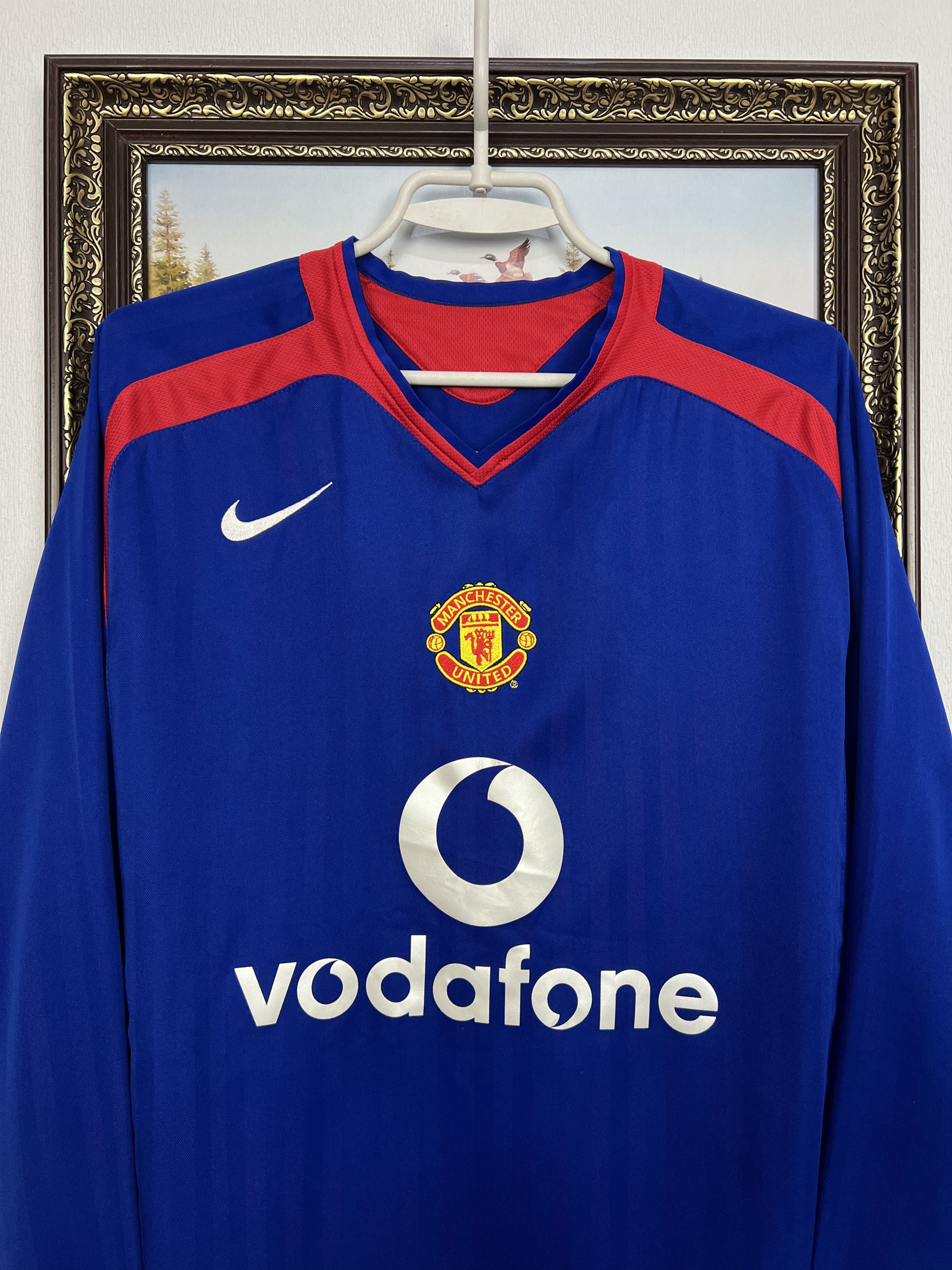 Nike Manchester United football shirt Soccer Long Sleeve Jersey Size US L / EU 52-54 / 3 - 2 Thumbnail