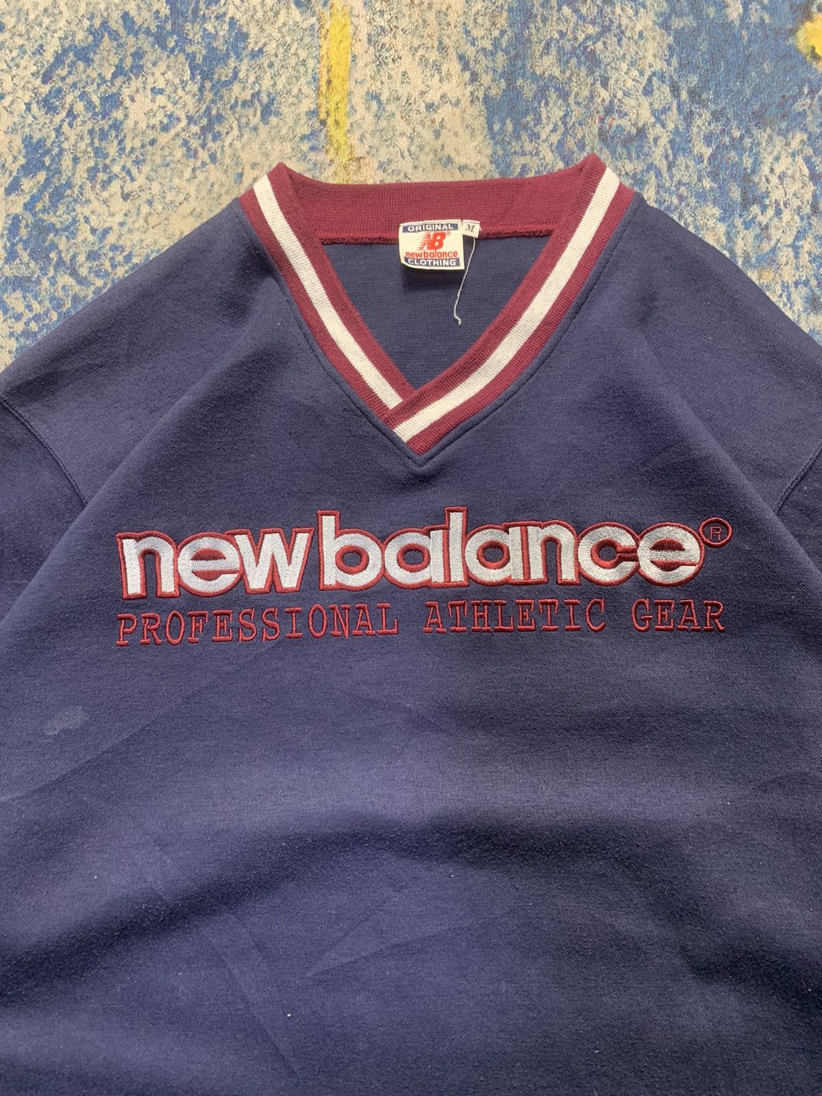 New Balance Vintage New Balance Spellout Logo Sweatshirt Size US M / EU 48-50 / 2 - 2 Thumbnail