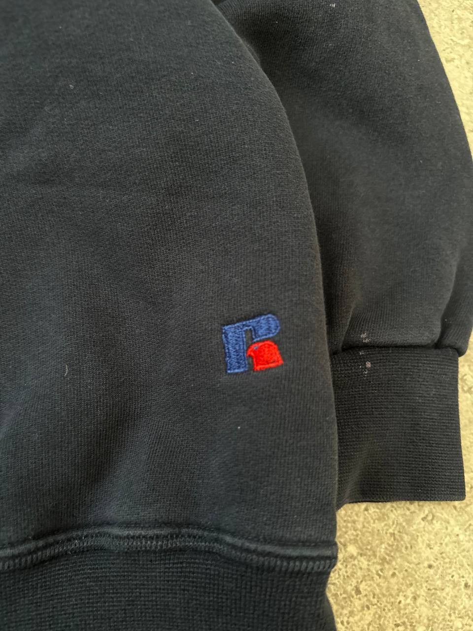 Vintage 00s Vintage Rare Russell Athletic Blue Blank Sweatshirt Size US XL / EU 56 / 4 - 7 Thumbnail