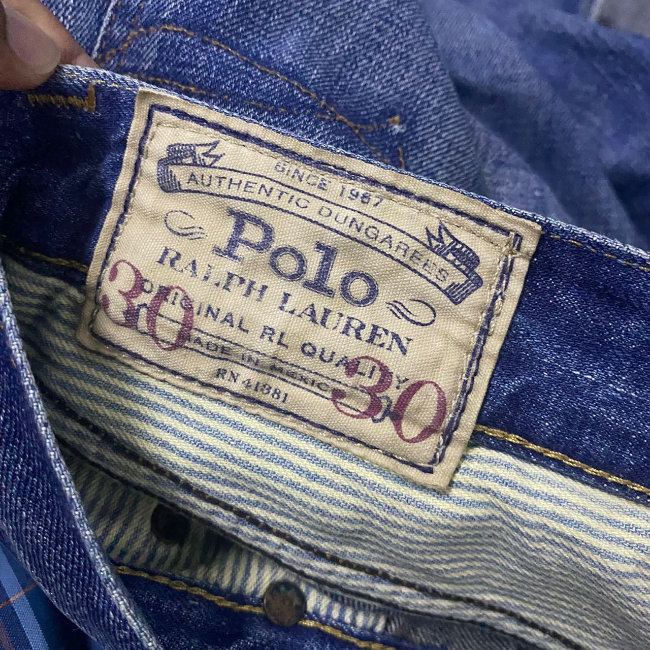 Japanese Brand 💥Best Offer💥Vintage Ralph Lauren Sulivan Slim Denim Size US 33 - 17 Thumbnail