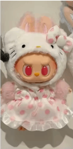 POP MART LABUBU Sanrio Hello Kitty Vinyl Plush Pendant POP MART Size ONE SIZE - 2 Thumbnail