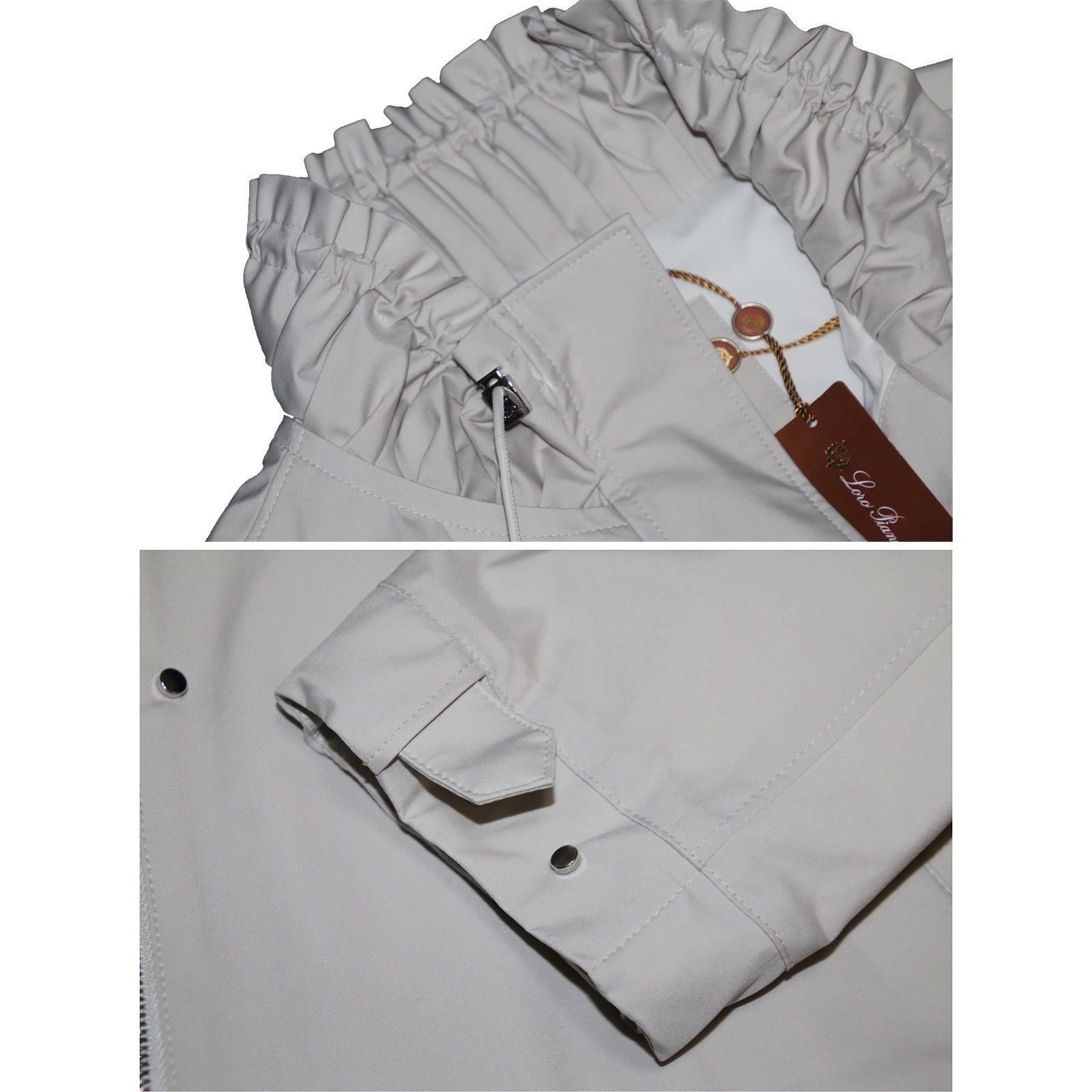 Loro Piana $2,770◆Loro Piana◆GREEN STORM SYSTEM◇Tech jacket◇Off-wihite Size XS / US 0-2 / IT 36-38 - 8 Thumbnail