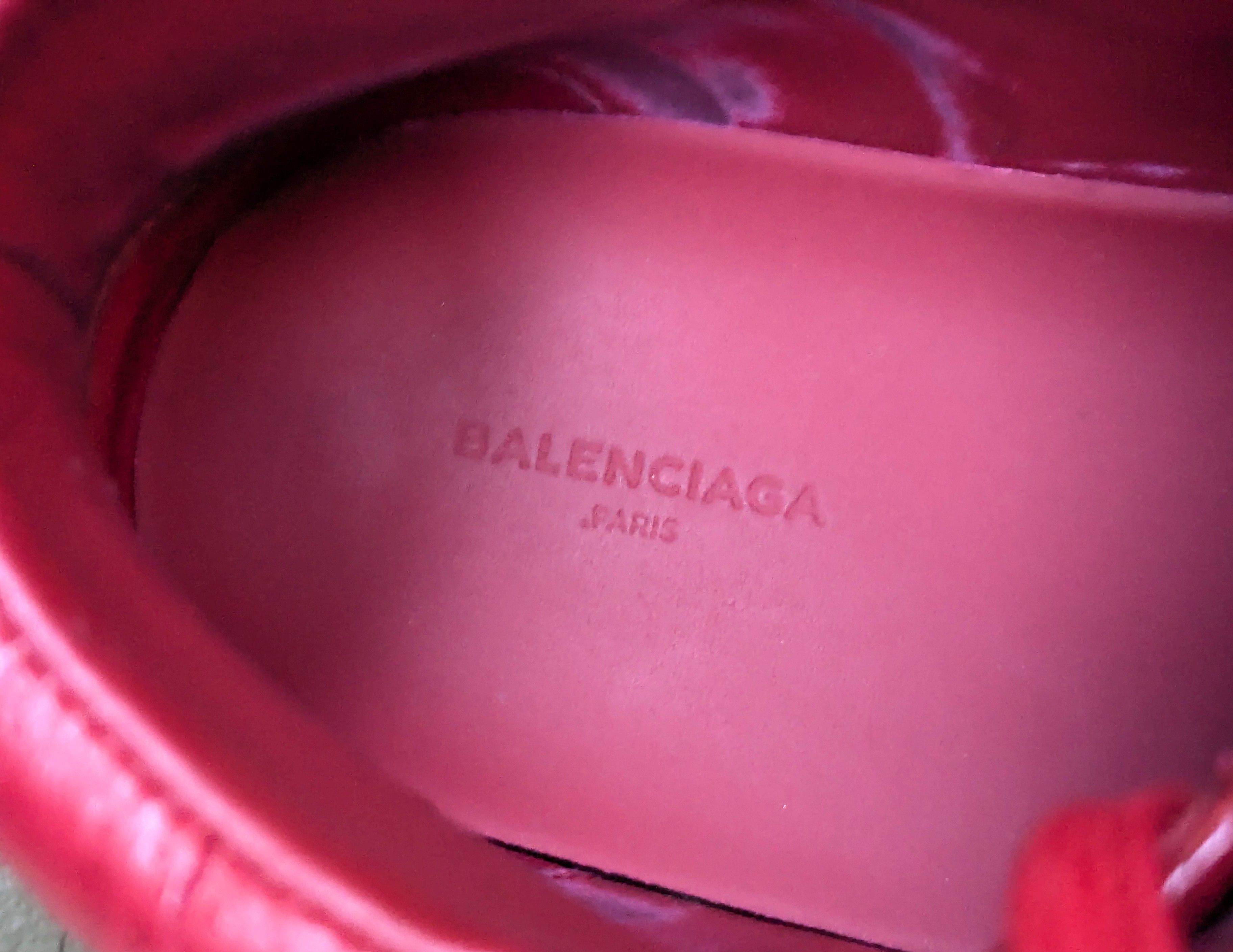 Balenciaga Balenciaga Arena Red 11 Leather High Tops Size US 11 / EU 44 - 6 Thumbnail