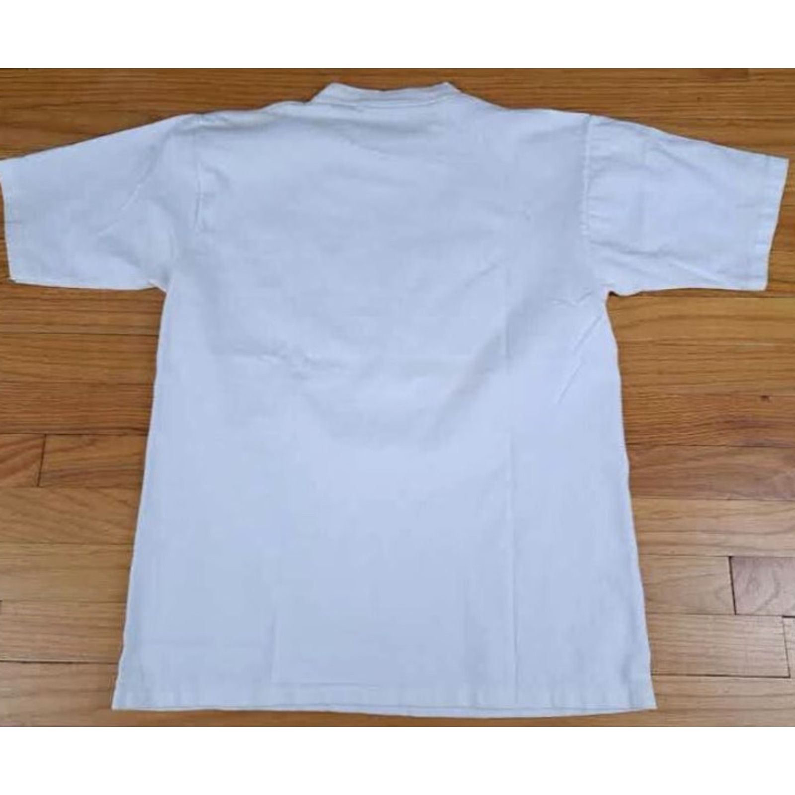 Vintage VINTAGE All Sport T-Shirt USA Crew Neck Short Sleeve Sea Bird Sea of Peace Stitch Men 44 White Cotton 27in long 20in chest Size US XXL / EU 58 / 5 - 6 Thumbnail