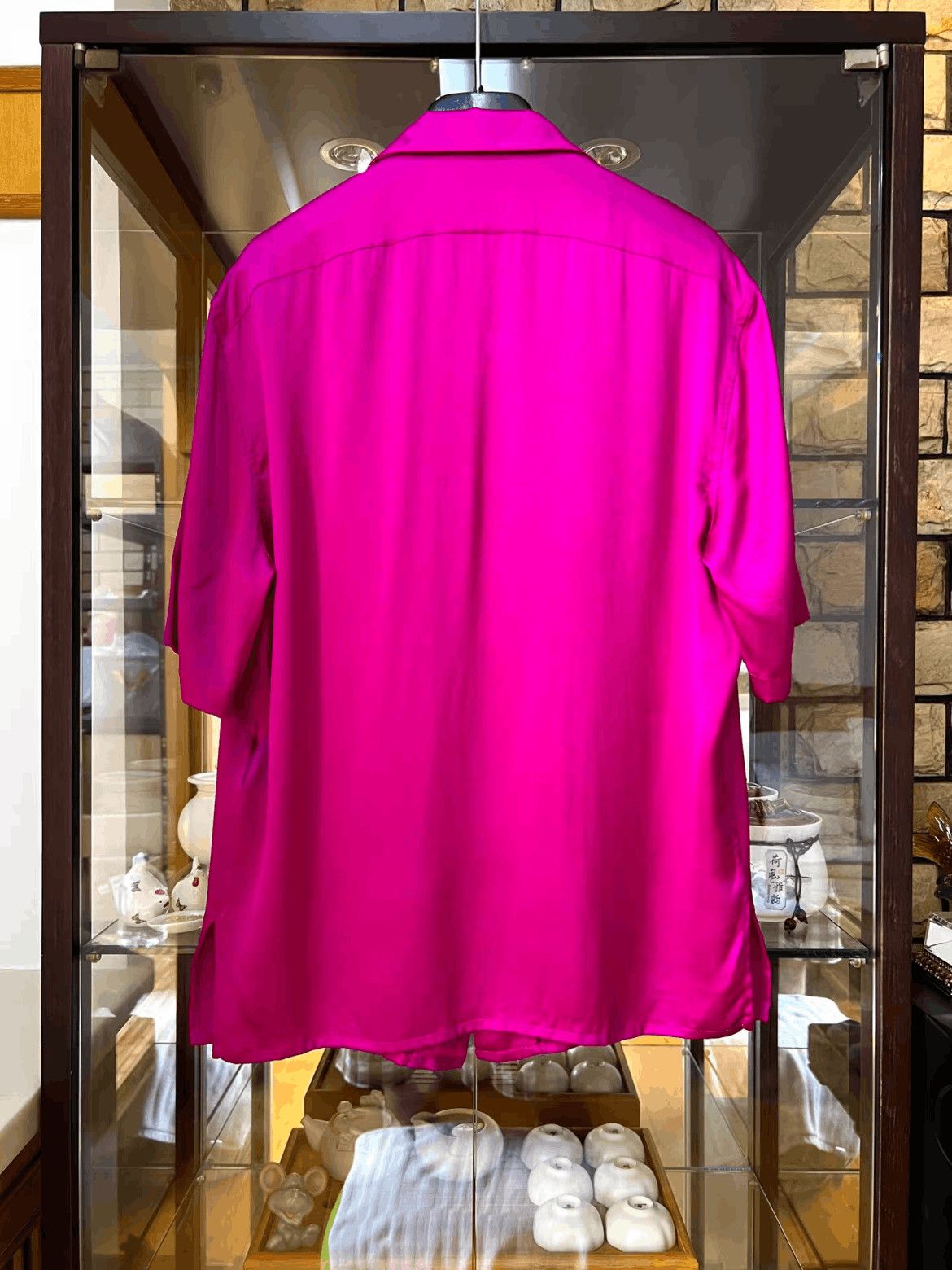 Saint Laurent Paris Saint Laurent Paris Sz 39 Saint Laurent Paris 22SS SIlk Sh Size US M / EU 48-50 / 2 - 4 Thumbnail