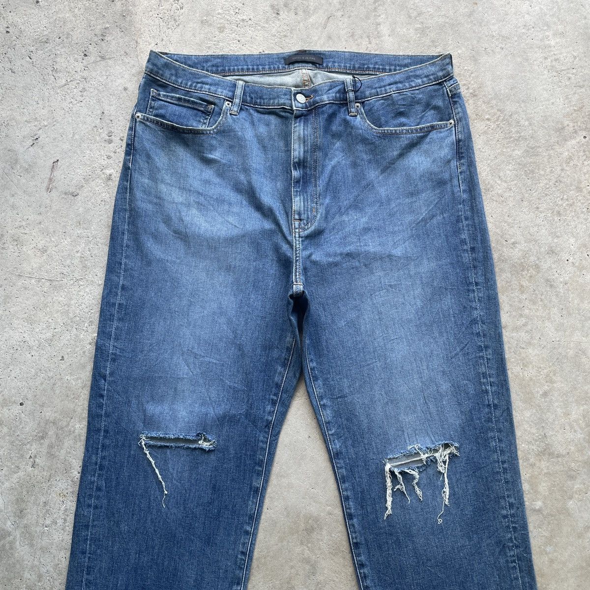 Japanese Brand W38 Vintage Japanese Brand Distressed Jeans Pants Denim Size US 38 / EU 54 - 3 Thumbnail