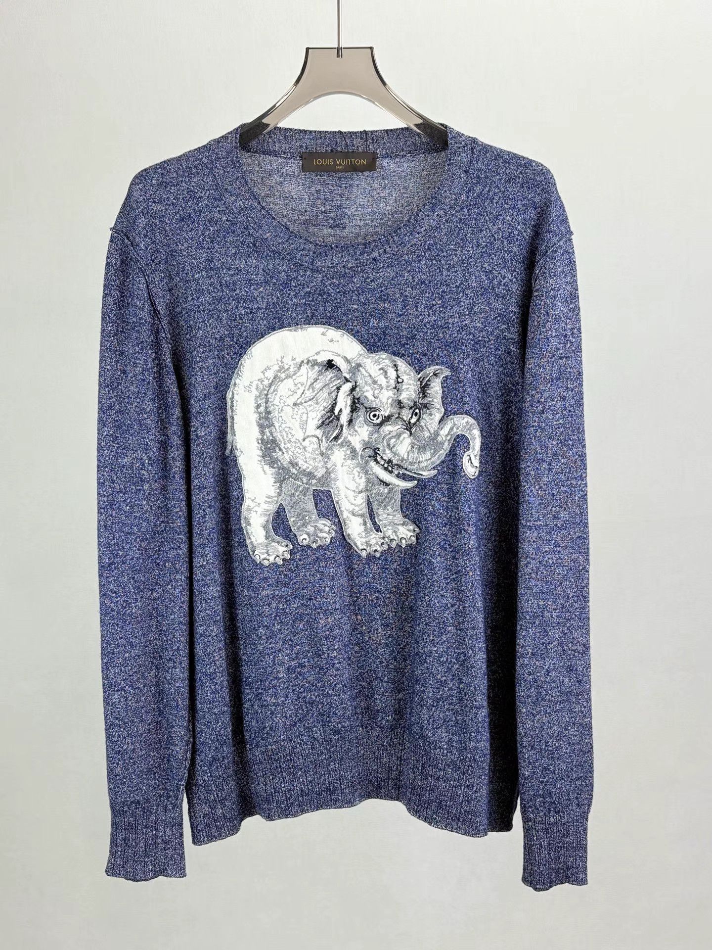 Louis Vuitton LV Elephant Cashmere Sweater K1 Size US XXL / EU 58 / 5 - 1 Thumbnail