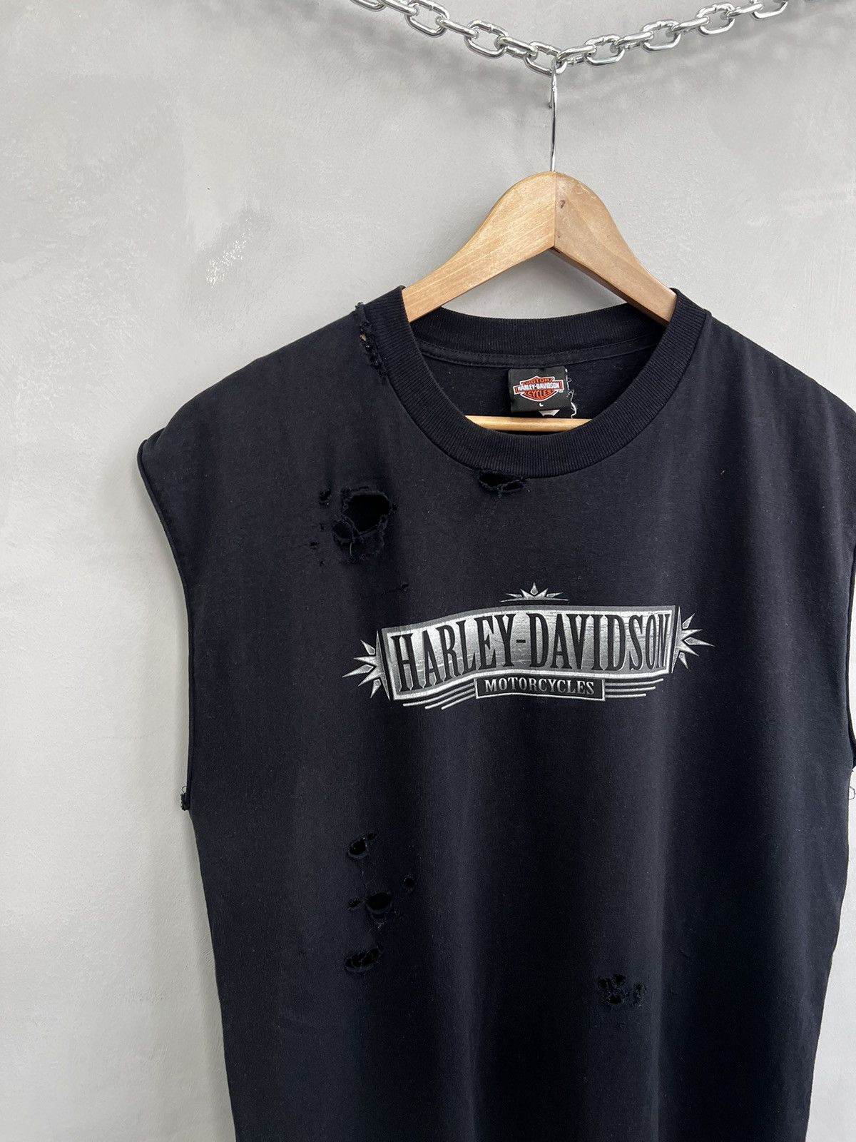 Band Tees × Harley Davidson × Vintage VINTAGE 2000s HARLEY DAVIDSON MOTORHEAD ROCK T-shirt tanktop Size US L / EU 52-54 / 3 - 2 Thumbnail