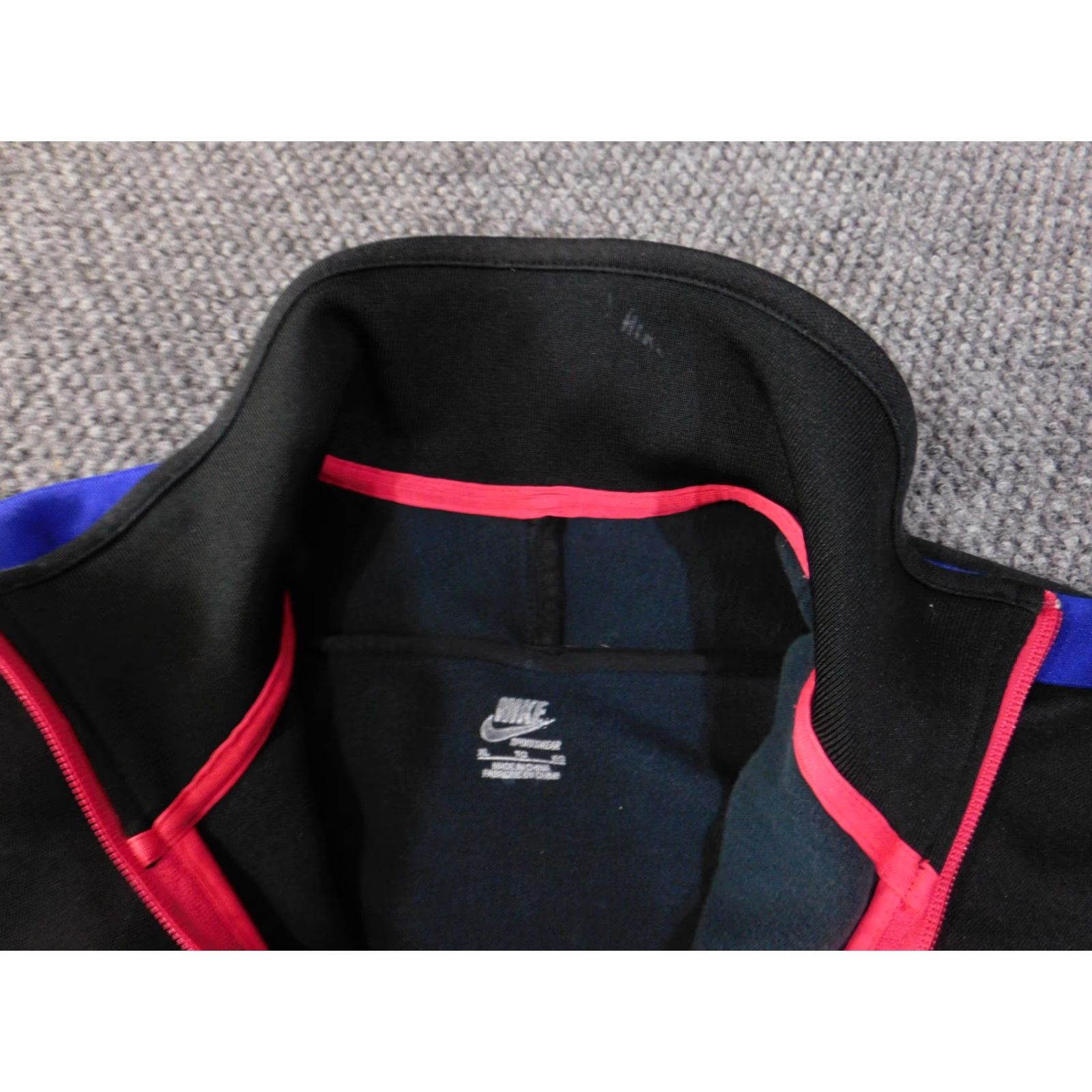 Nike Nike Sportswear Track Jacket Women XL Black Blue Pink Full Zip Swoosh 370397-011 Size XL / US 12-14 / IT 48-50 - 6 Thumbnail