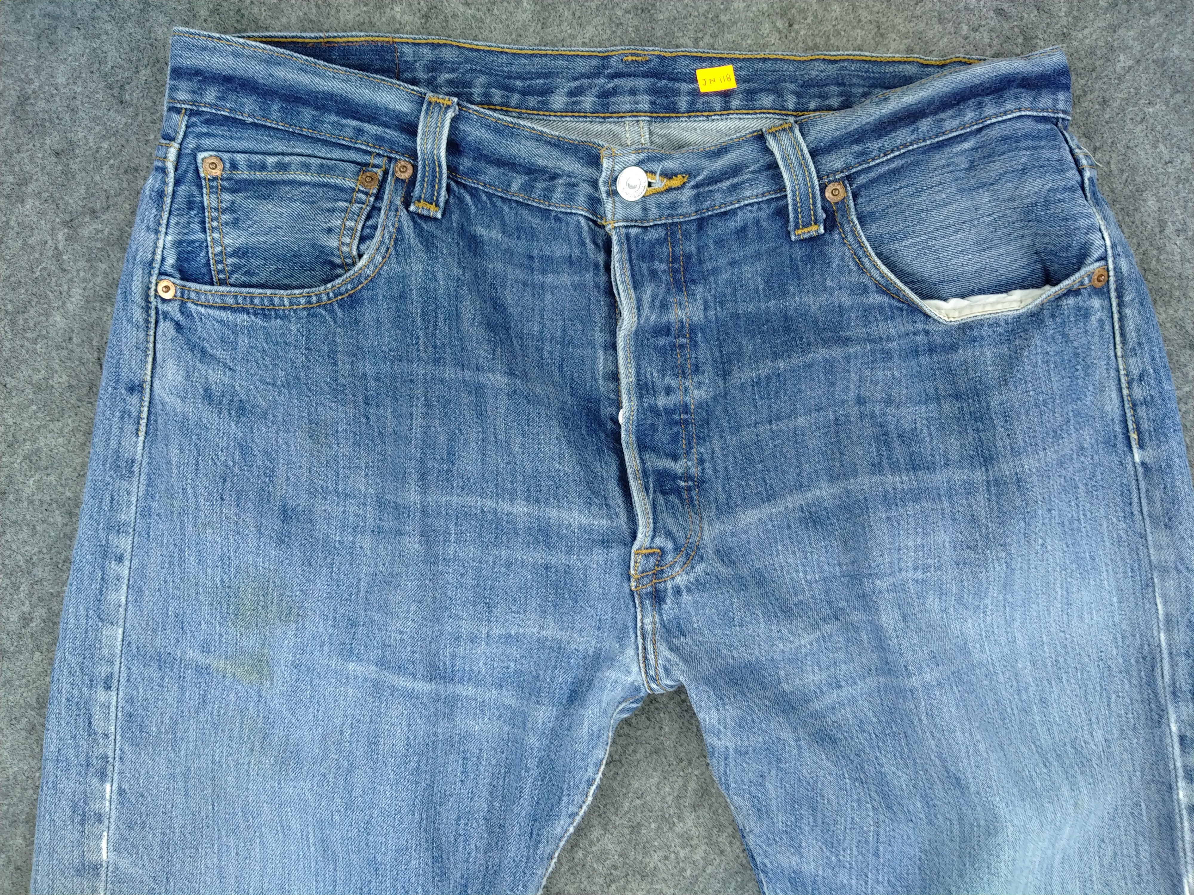 Levi's Vintage Levi's 501 Distressed Denim 36x31.5 -JN118 Size US 36 / EU 52 - 3 Thumbnail