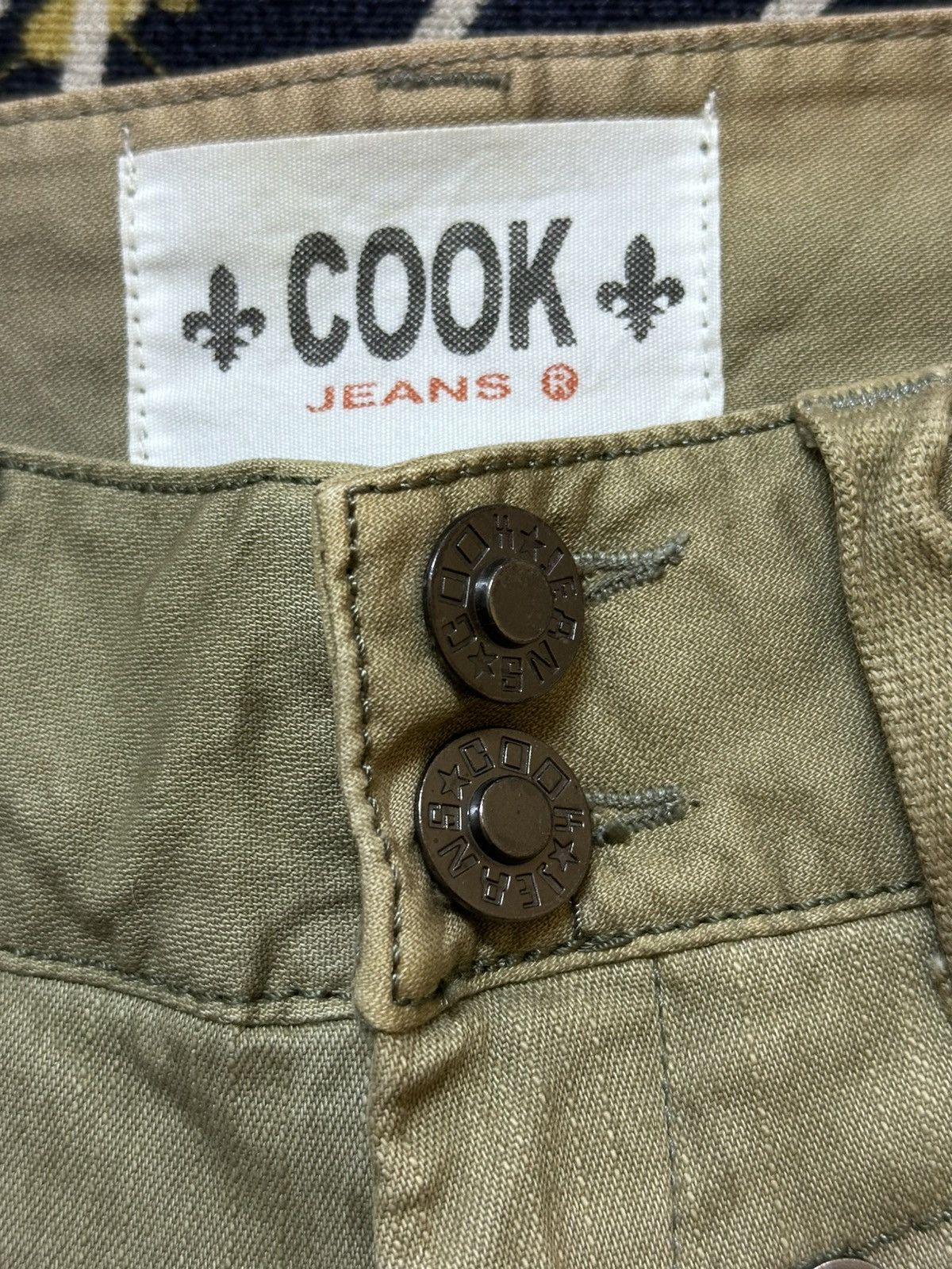 Cook Jeans Vintage Cook Jeans Furry Bleached Avant Garde Denim Size US 27 - 8 Thumbnail