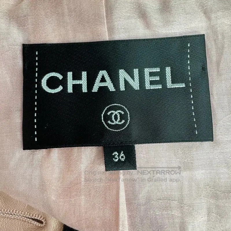 Chanel Chanel Pink Cotton Jacket for Women . Size XXS / US 00 / IT 34 - 3 Thumbnail