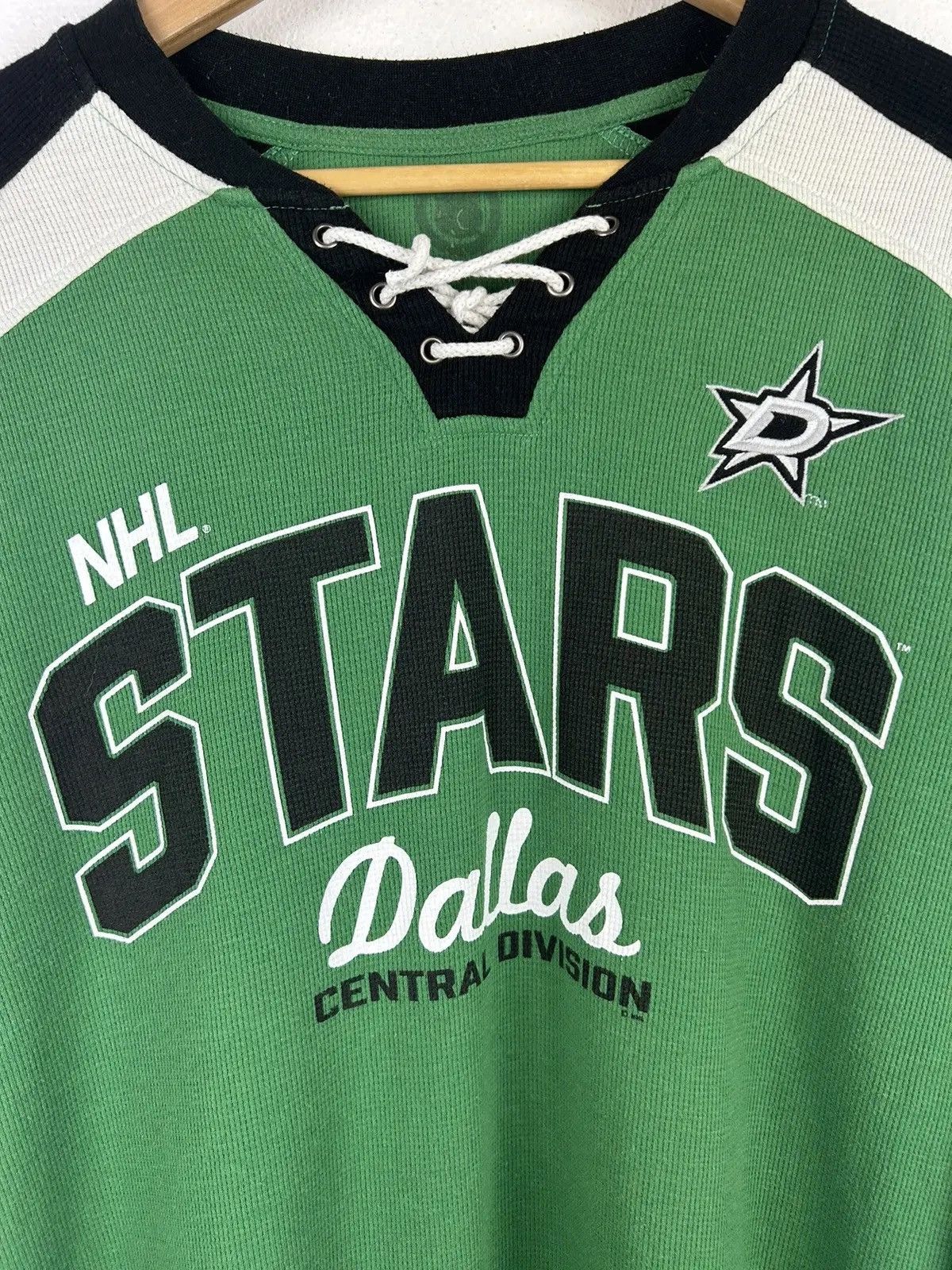 NHL Vintage NHL Dallas Stars Long Sleeve T-Shirt In Green Size US M / EU 48-50 / 2 - 2 Thumbnail