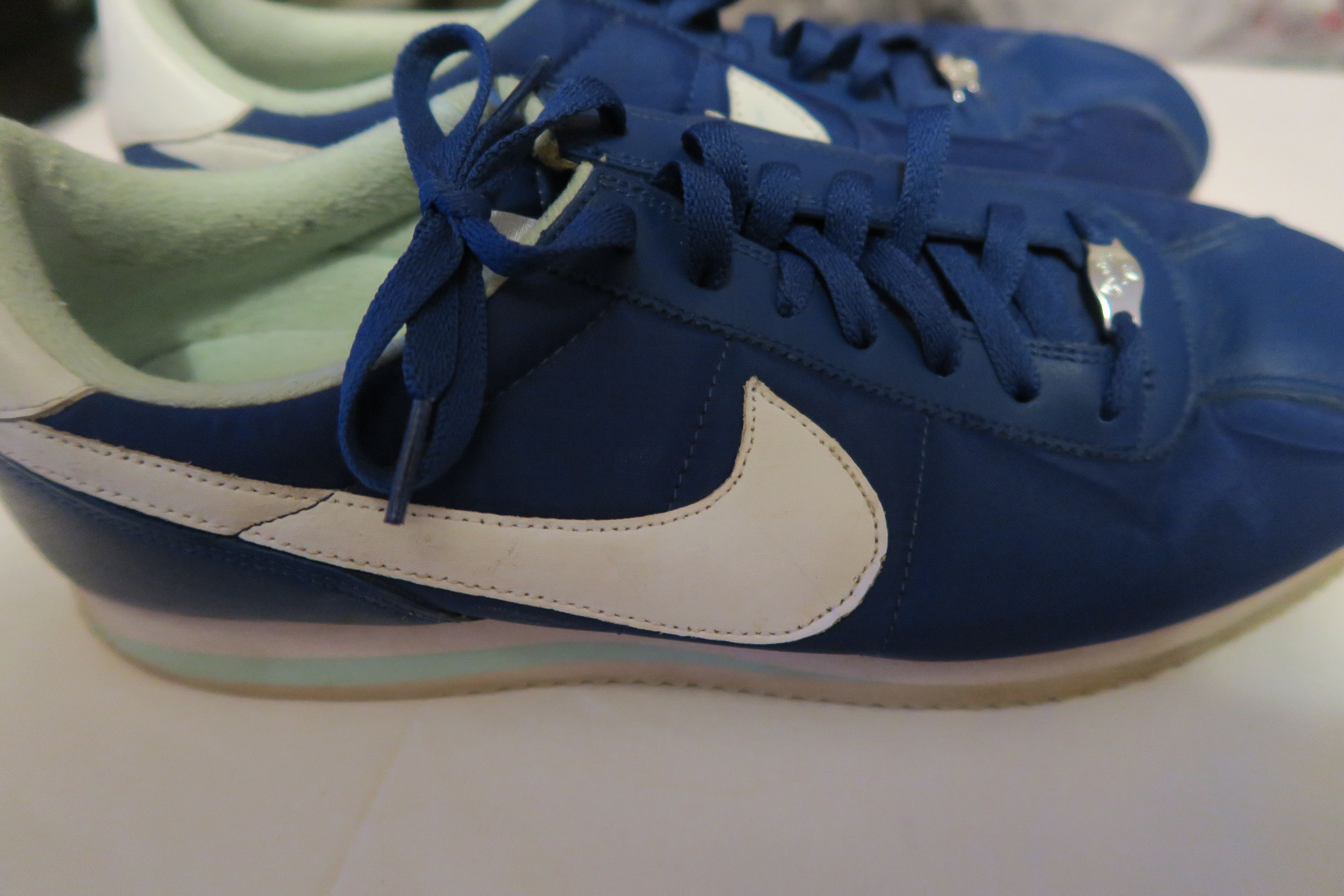 Nike Nike Cortez Basic Nylon Dark Treasure Blue Mint Sneakers Size US 13 / EU 46 - 1 Thumbnail