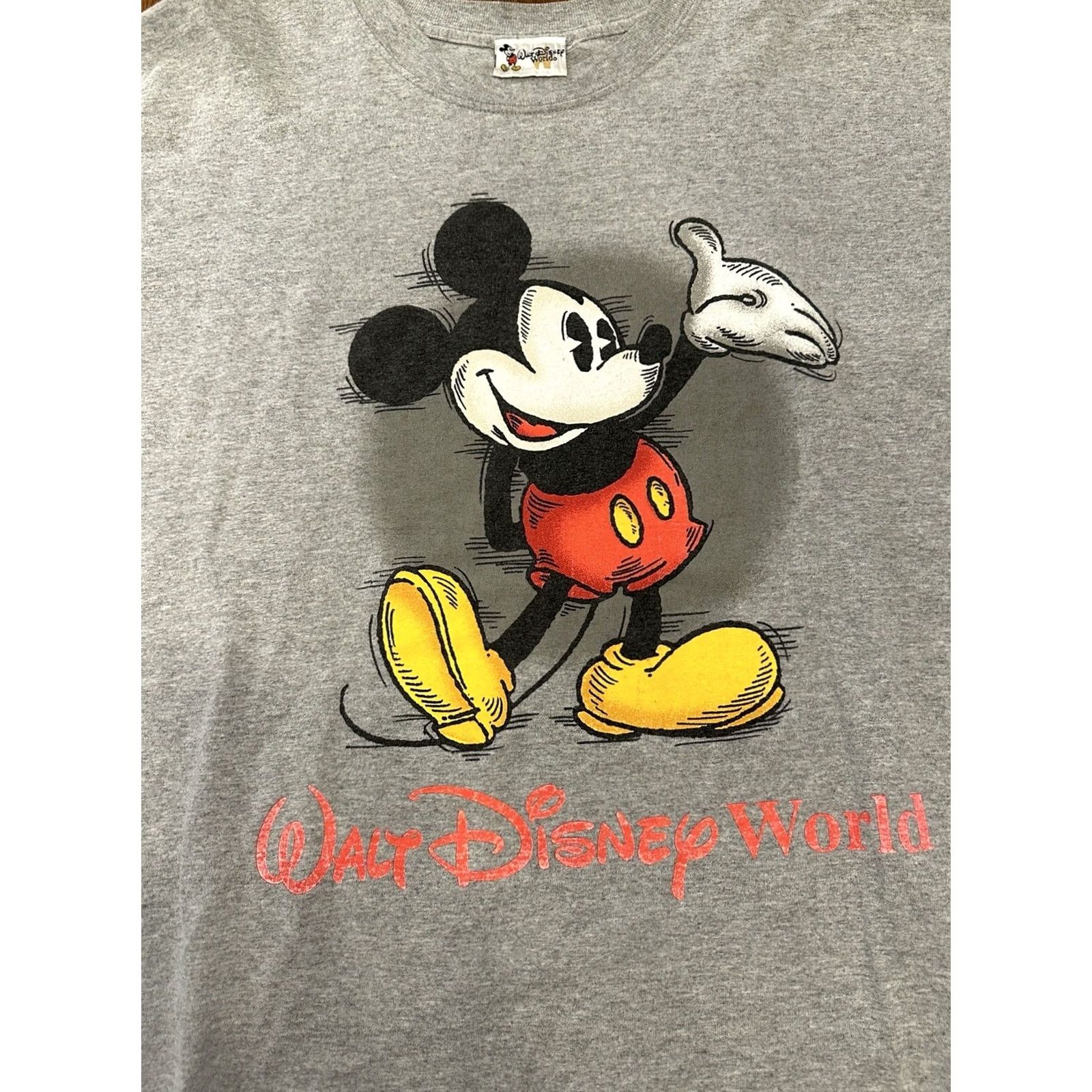 Disney VINTAGE Walt Disney World Mickey Mouse T Shirt Large Men Size US L / EU 52-54 / 3 - 2 Thumbnail