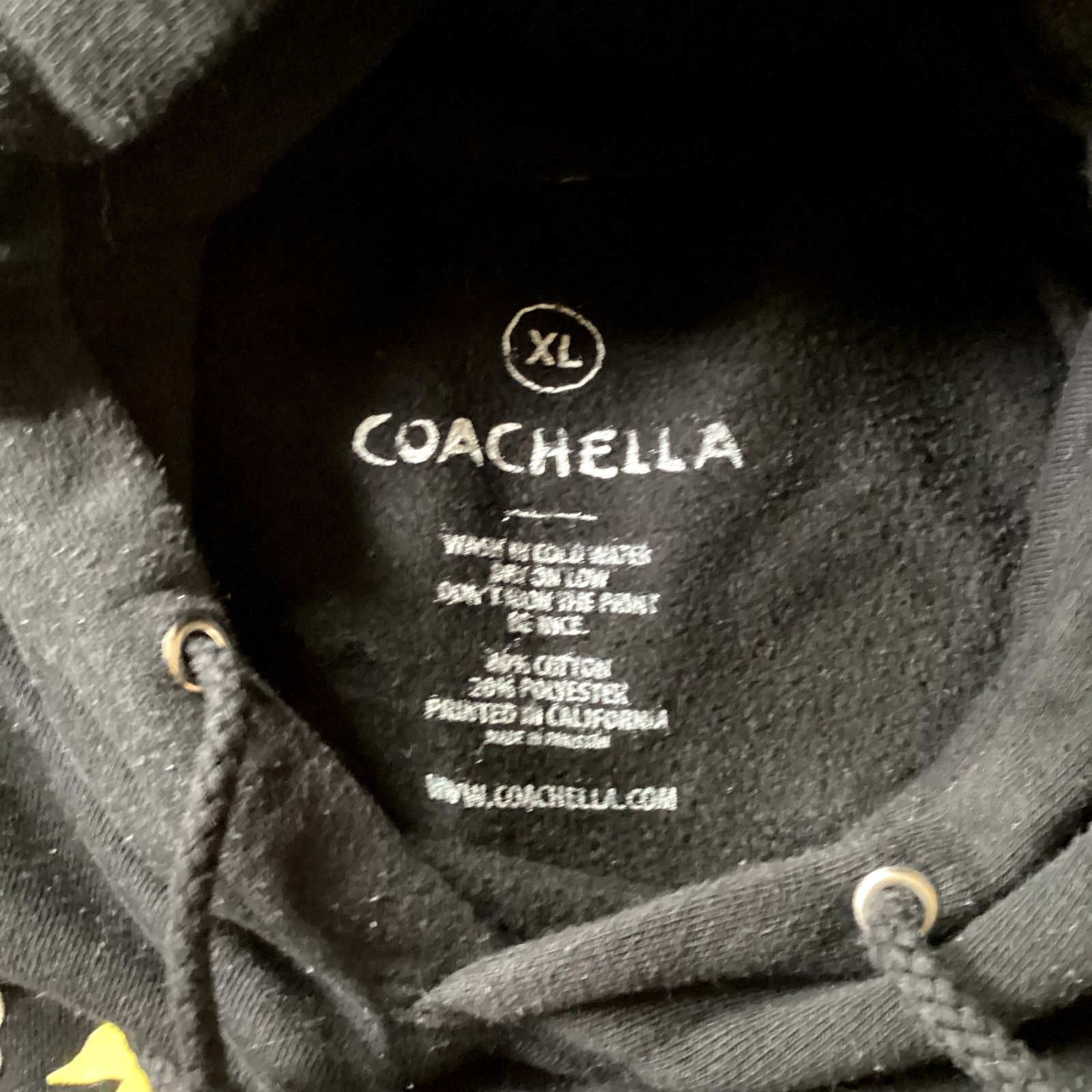 Coachella 2023 Coachella Black Hoodie- Size XL Size US XL / EU 56 / 4 - 5 Thumbnail