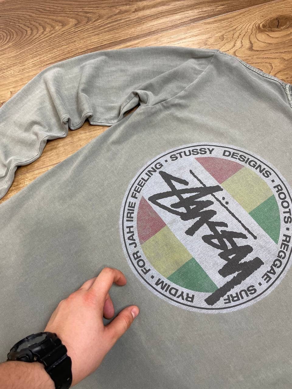Hypebeast × Stussy Vintage Stussy Y2K Big Logo Worldwide Longsleeve Tee Shirt Size US S / EU 44-46 / 1 - 18 Thumbnail