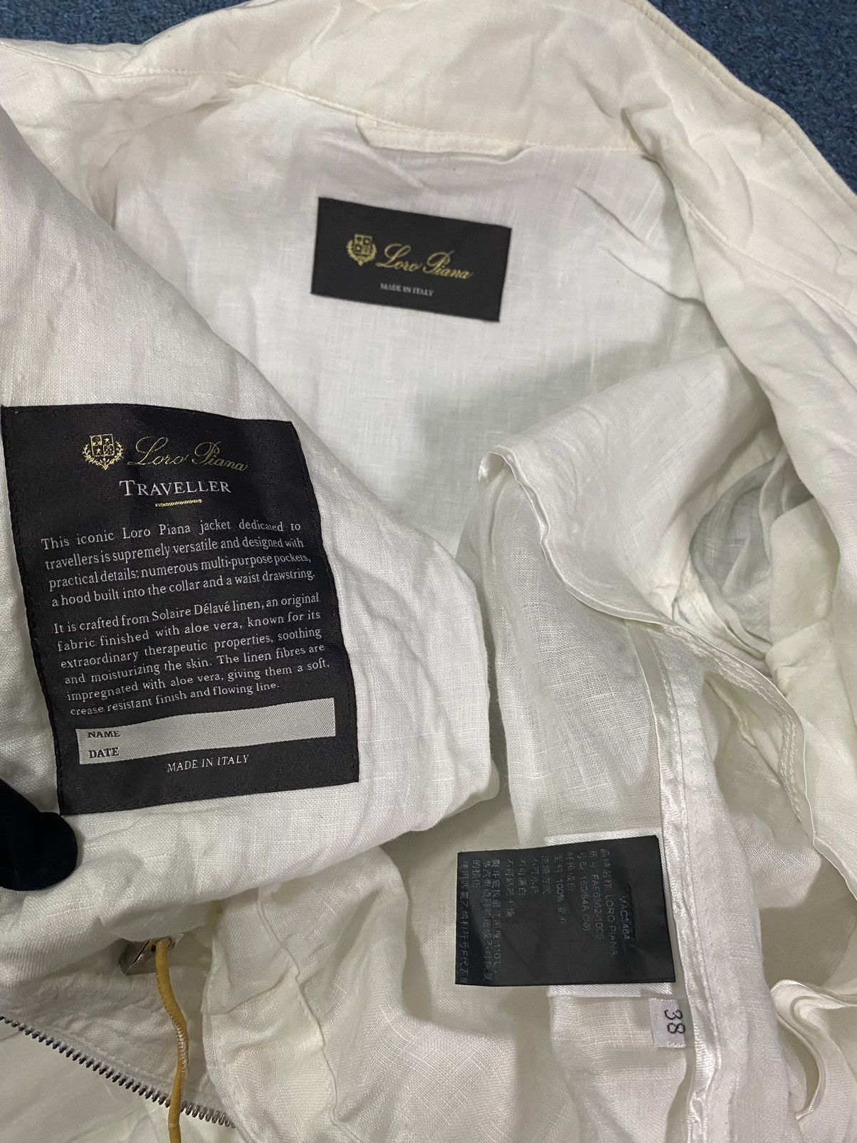 Loro Piana Loro Piana Traveller Linen Jacket Size XS / US 0-2 / IT 36-38 - 8 Thumbnail