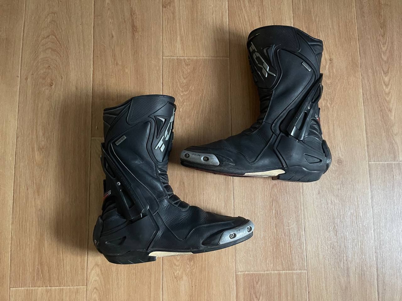 Vintage Men's Motocross Boots Black Leather TCX Size US 13 / EU 46 - 2 Thumbnail