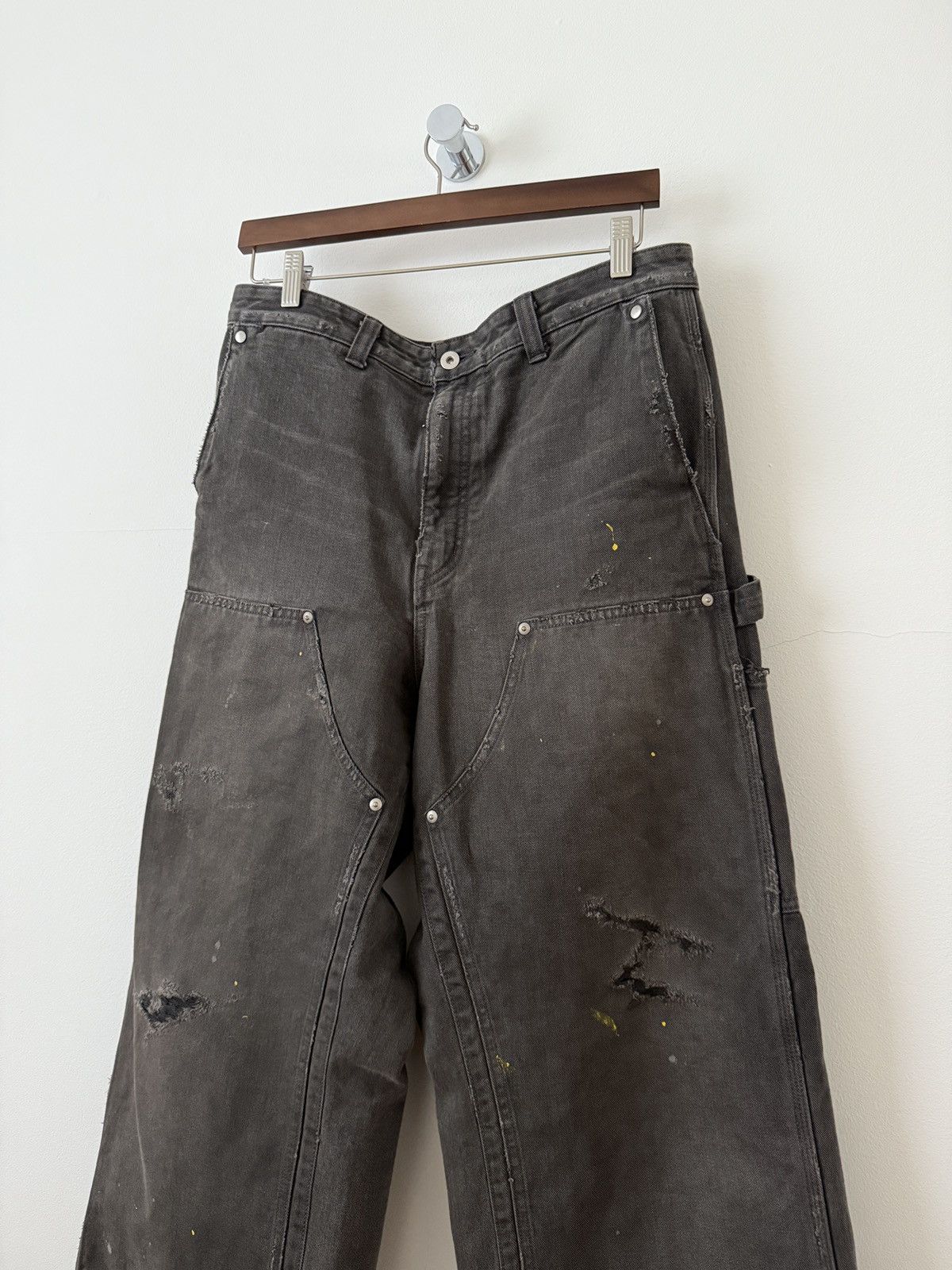 Vuja De Gunther Destroyed Double-Knee Pants Size US 33 - 4 Thumbnail