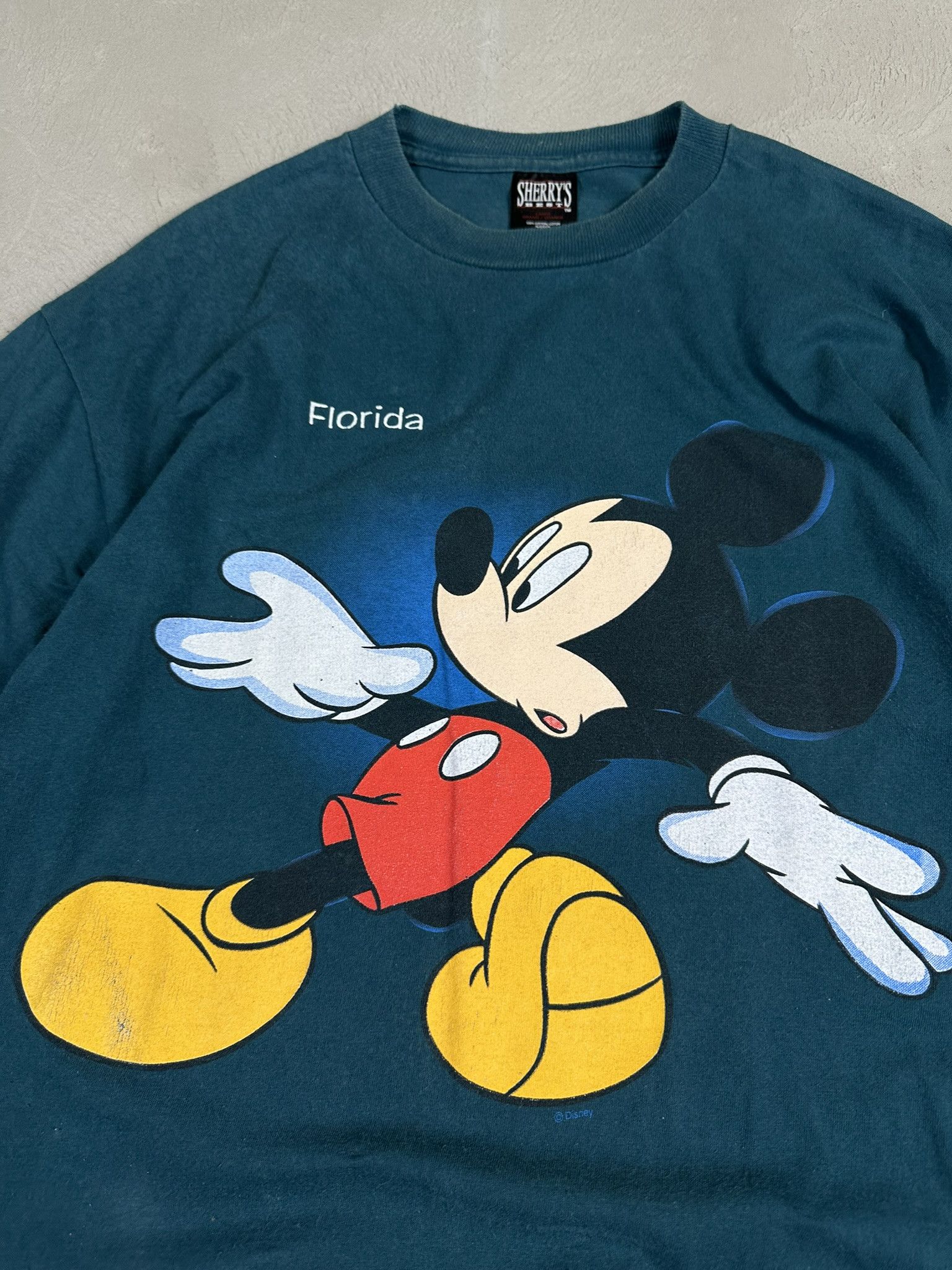 Disney 90s Vintage Mickey Mouse Florida Disney T-shirt Size US XL / EU 56 / 4 - 8 Thumbnail