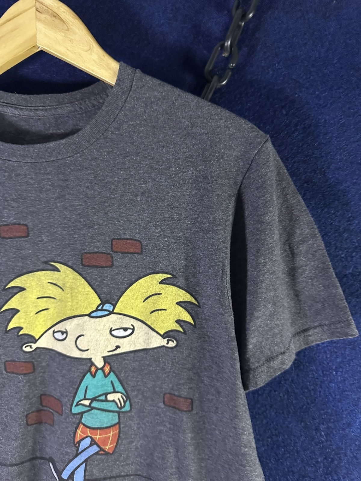Nickelodeon 90s Nickelodeon Cartoon Hey Arnold Official T-Shirt Size US M / EU 48-50 / 2 - 5 Thumbnail